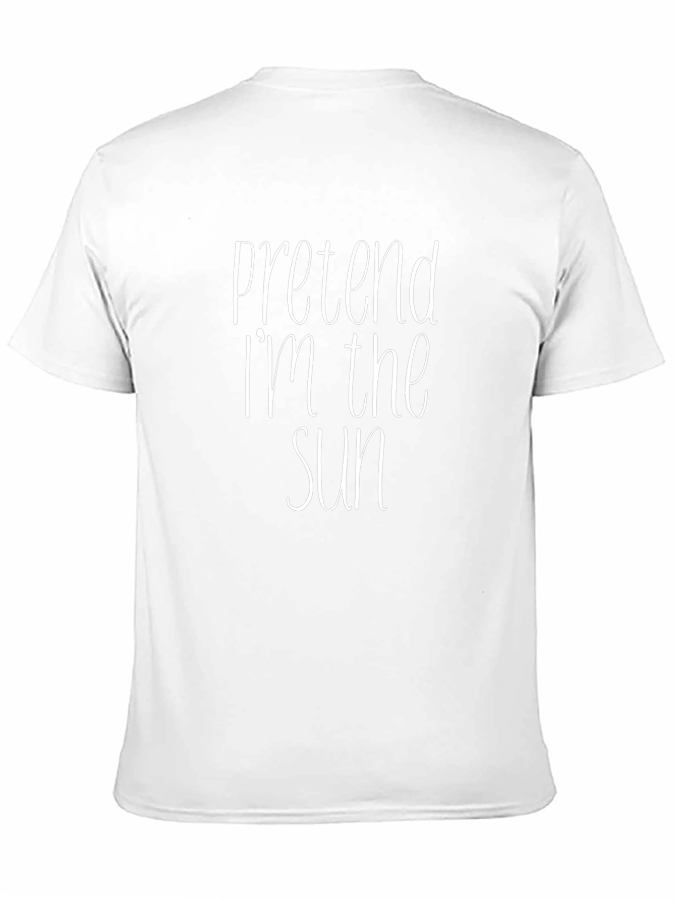 Pretend Im the Sun Graphic Tee - Black