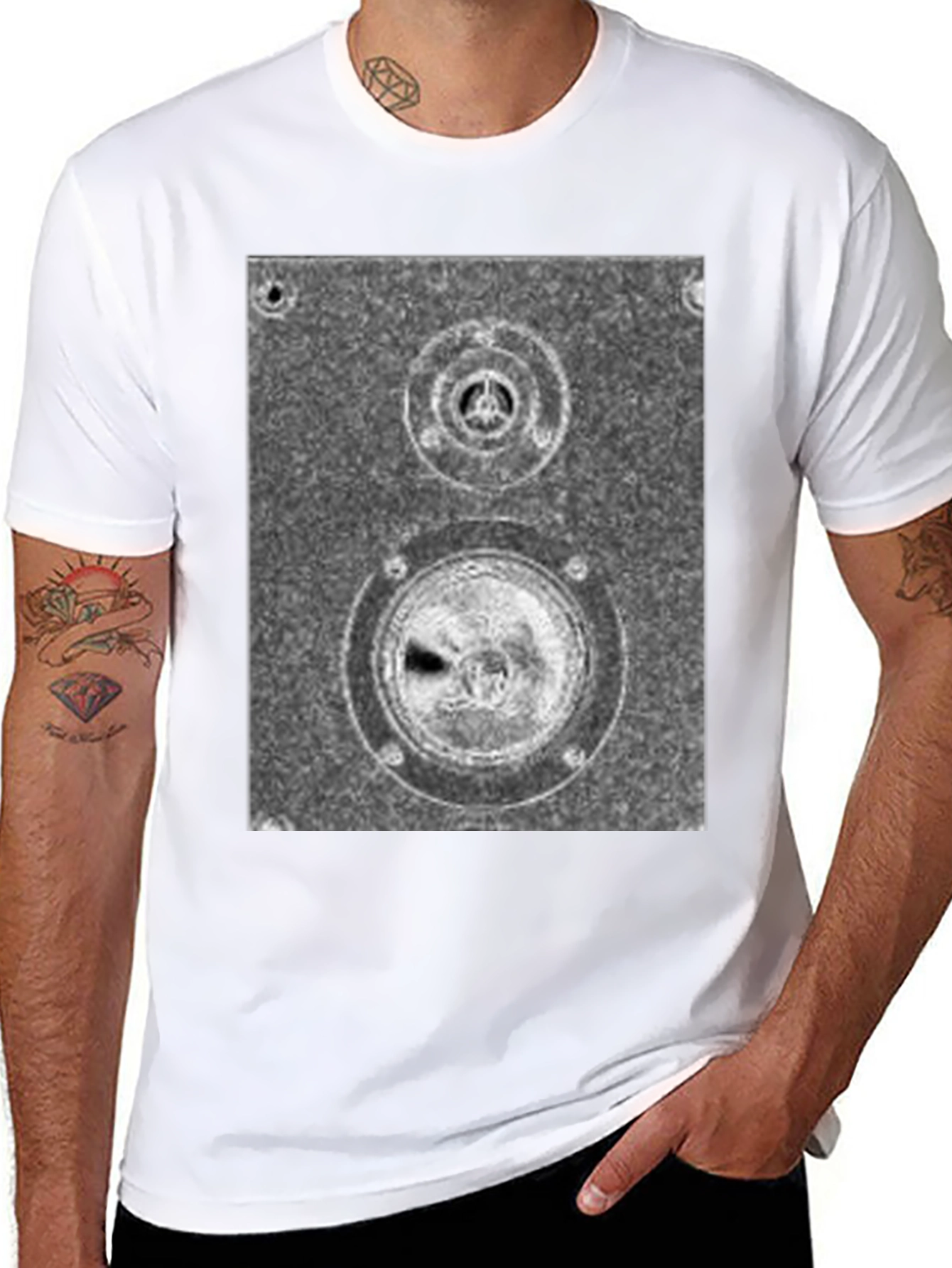 Speaker Graphic T-Shirt - Classic Sound System Tee