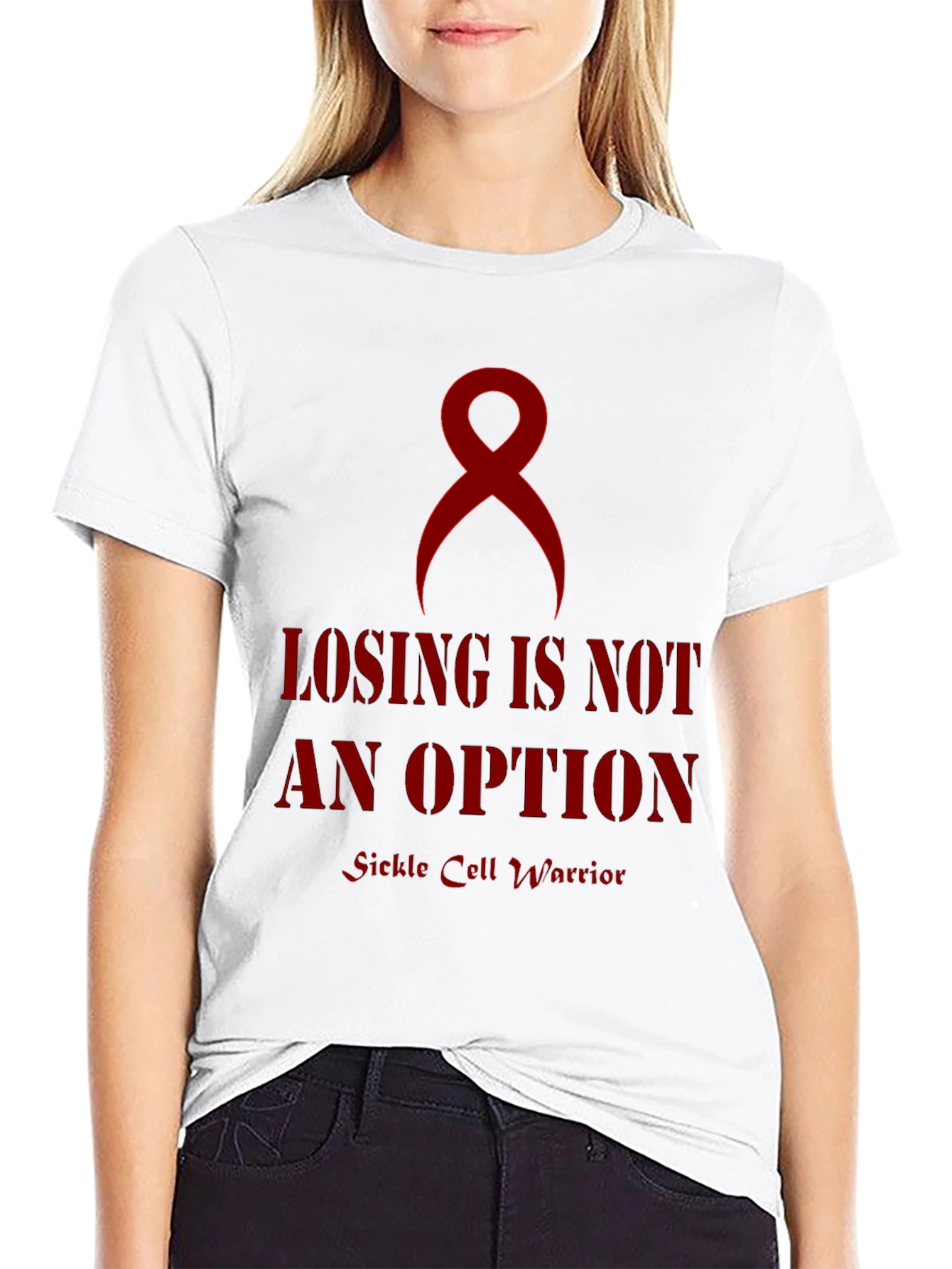 Sickle Cell Warrior T-Shirt - Awareness Ribbon Tee