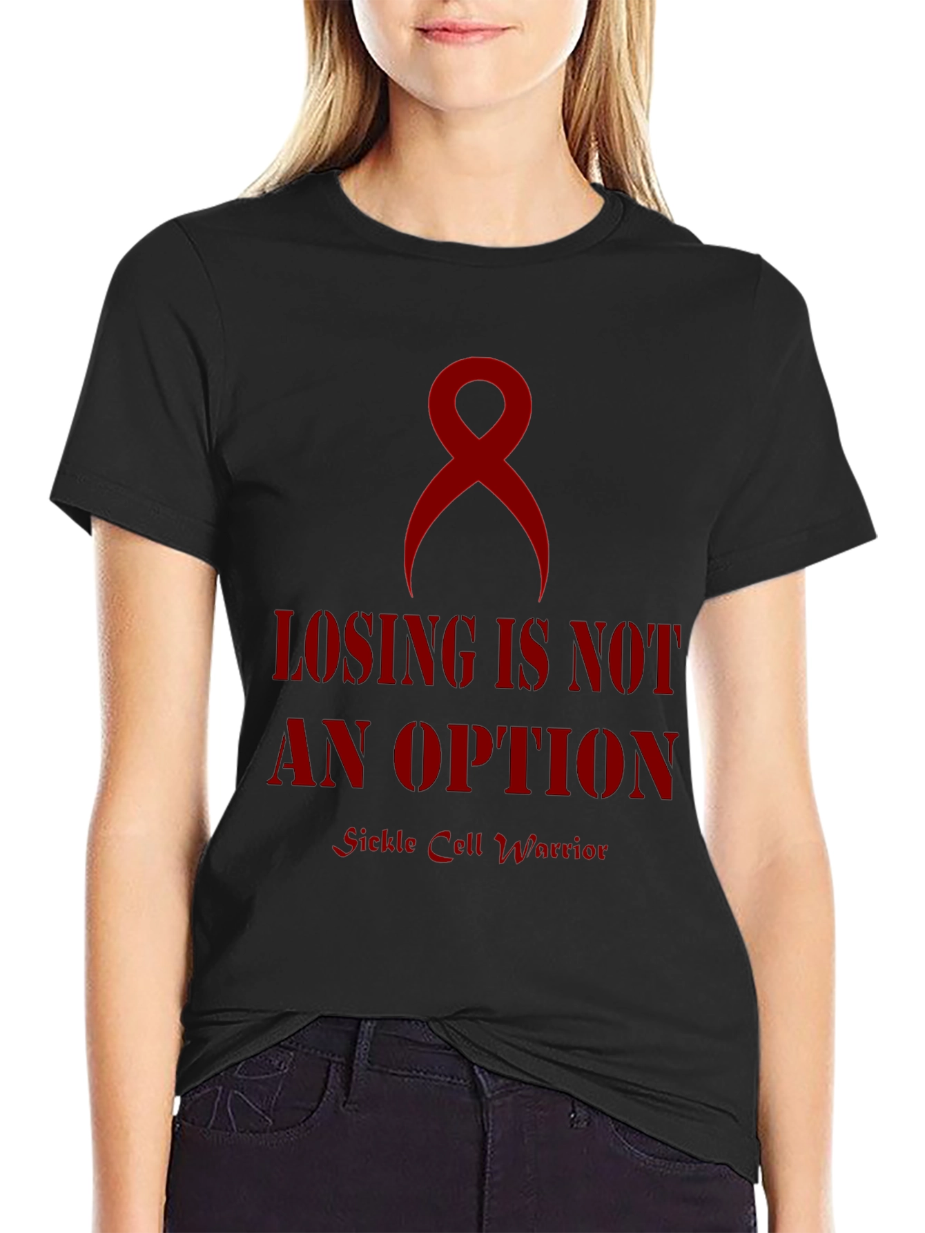 Sickle Cell Warrior T-Shirt - Awareness Ribbon Tee