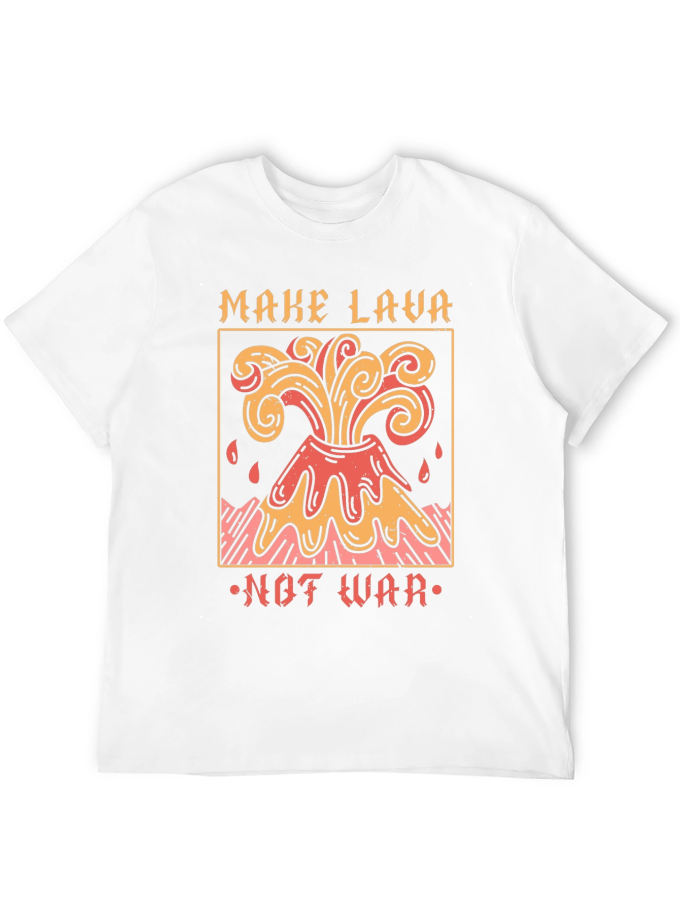 Make Lava Not War Graphic T-Shirt