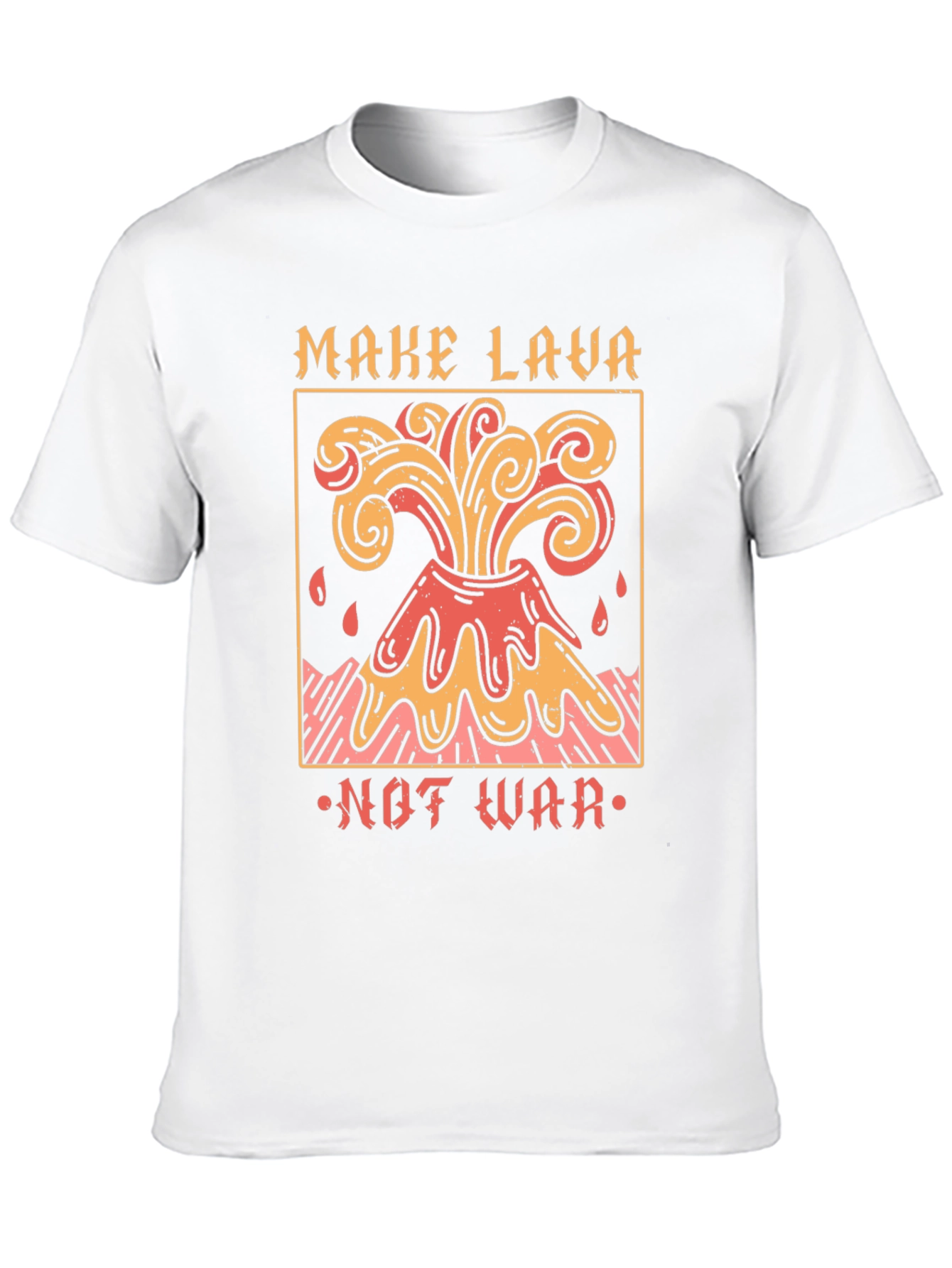 Make Lava Not War Graphic T-Shirt