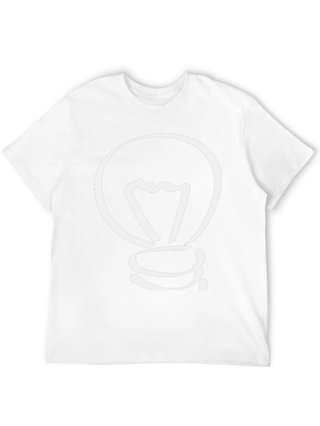 Creative Idea Light Bulb Graphic T-Shirt