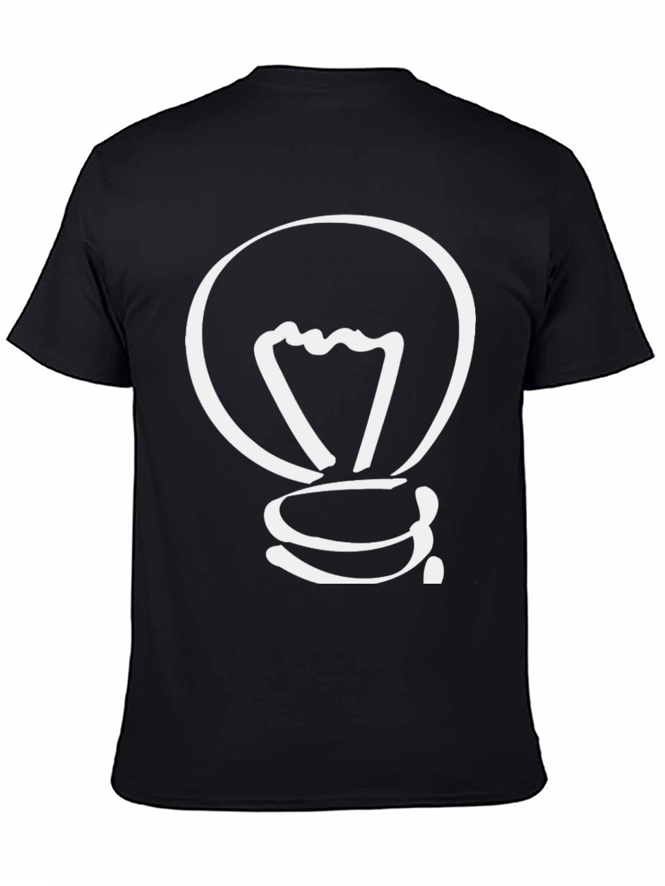 Creative Idea Light Bulb Graphic T-Shirt