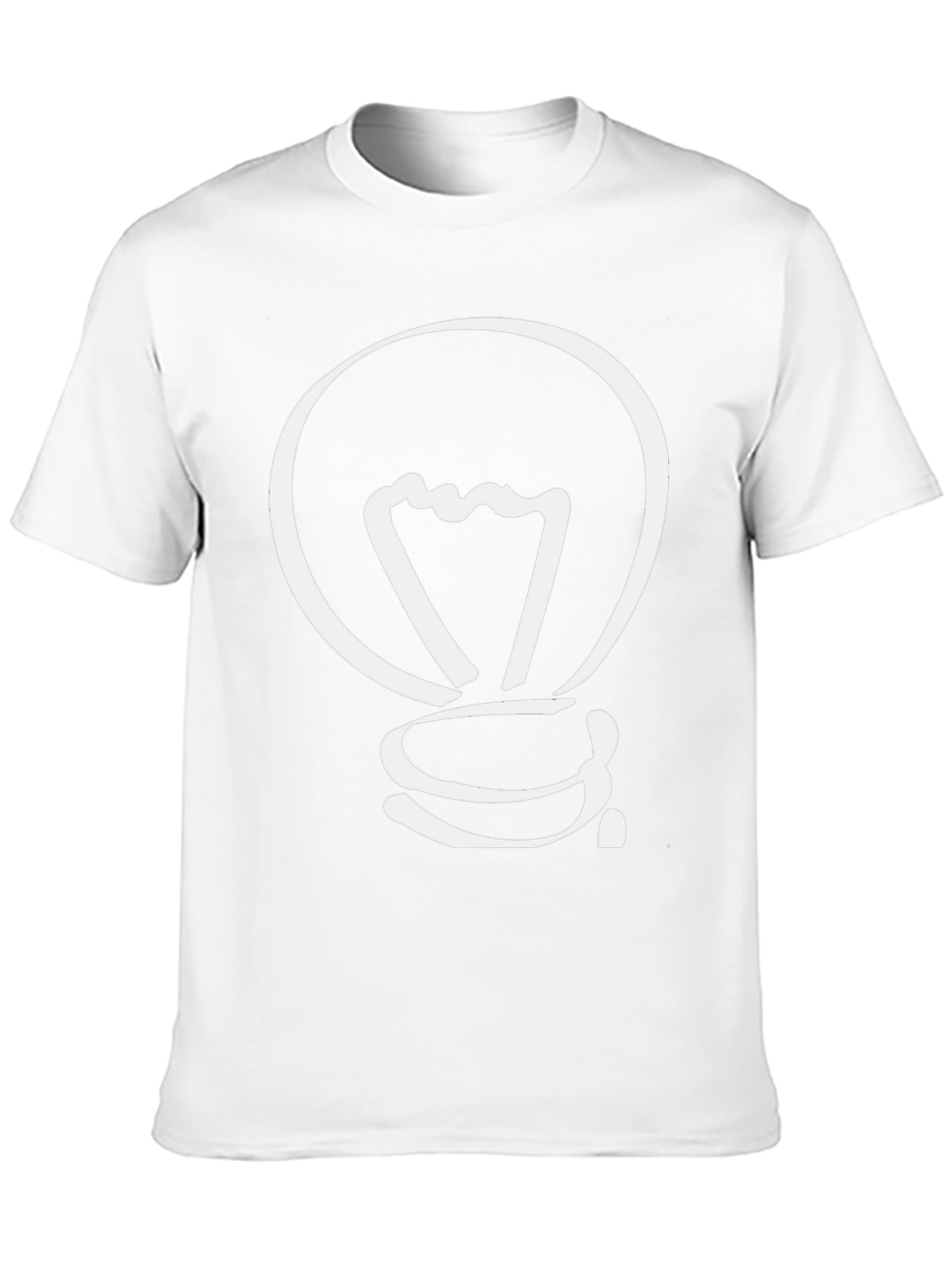 Creative Idea Light Bulb Graphic T-Shirt