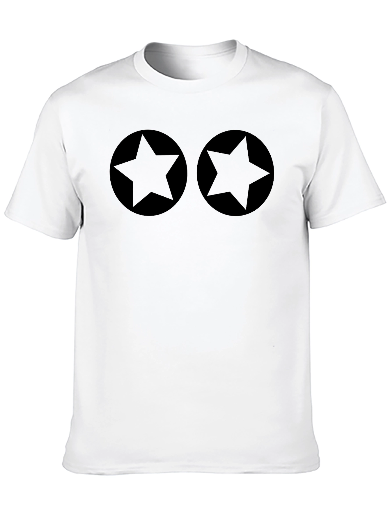 Star Emblem Graphic T-Shirt - Black
