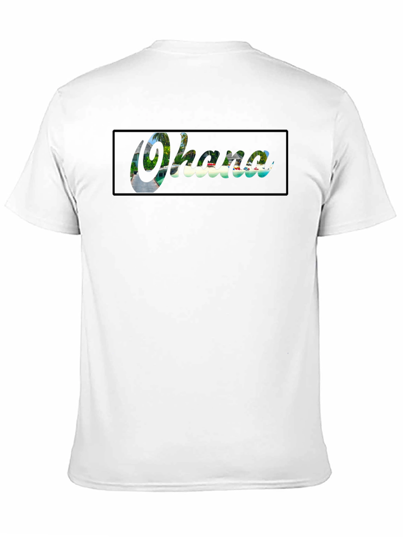 Ohana T-Shirt - Tropical Paradise Design