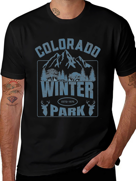 Colorado Winter Park Tee - Vintage Style