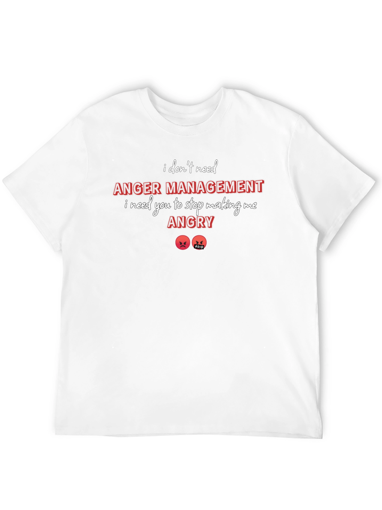 Anger Management Graphic Tee - Sarcastic Humor Shirt