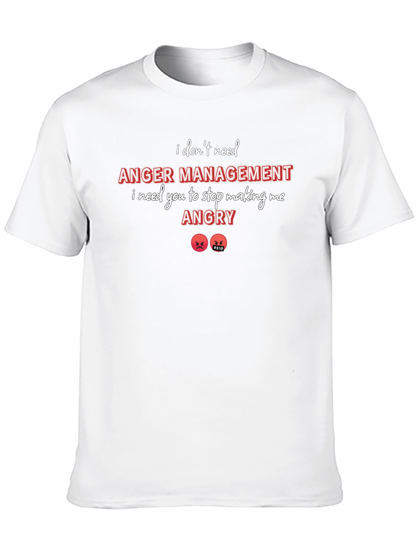 Anger Management Graphic Tee - Sarcastic Humor Shirt