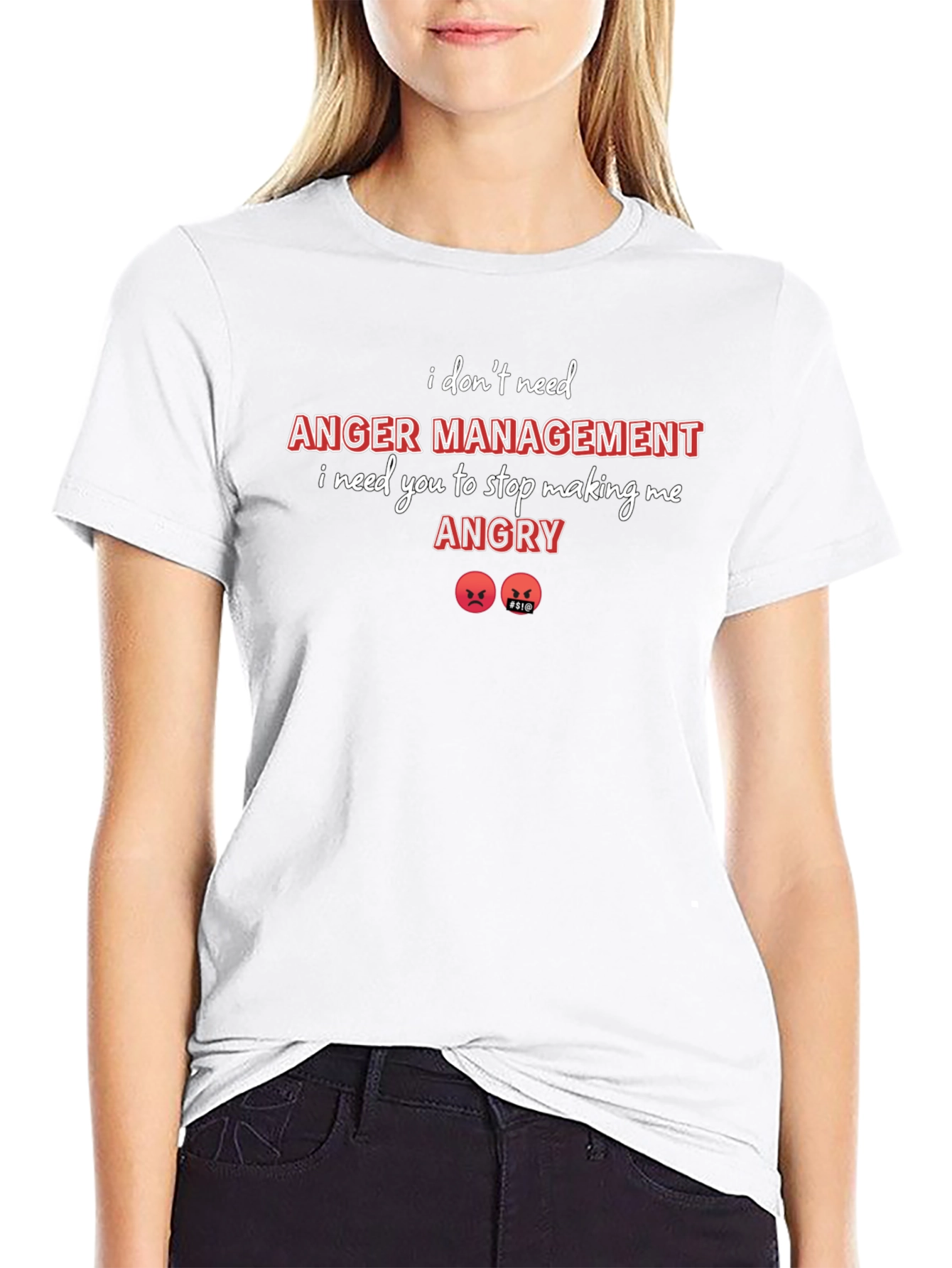 Anger Management Graphic Tee - Sarcastic Humor Shirt