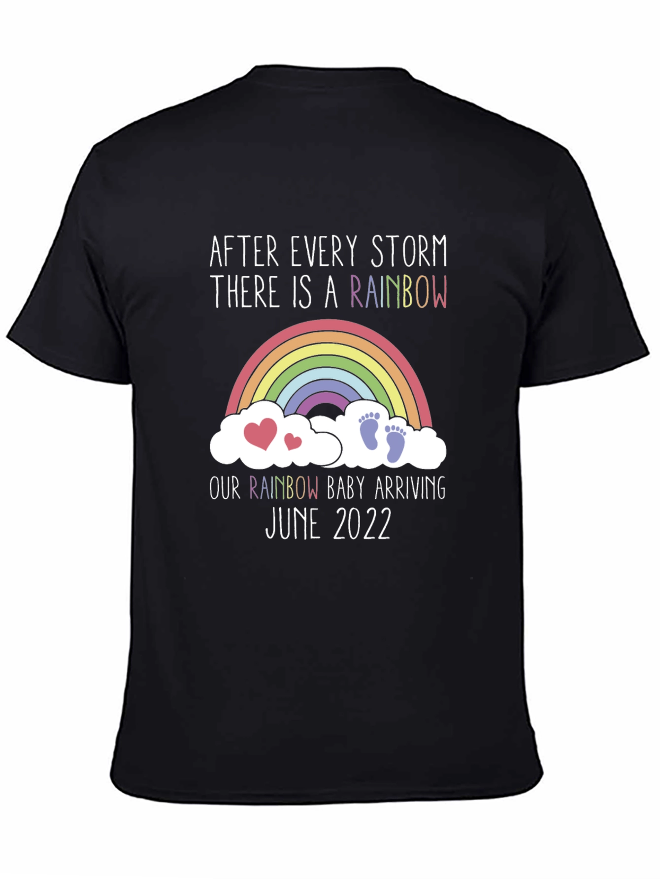 Rainbow Baby Arrival T-Shirt June 2022