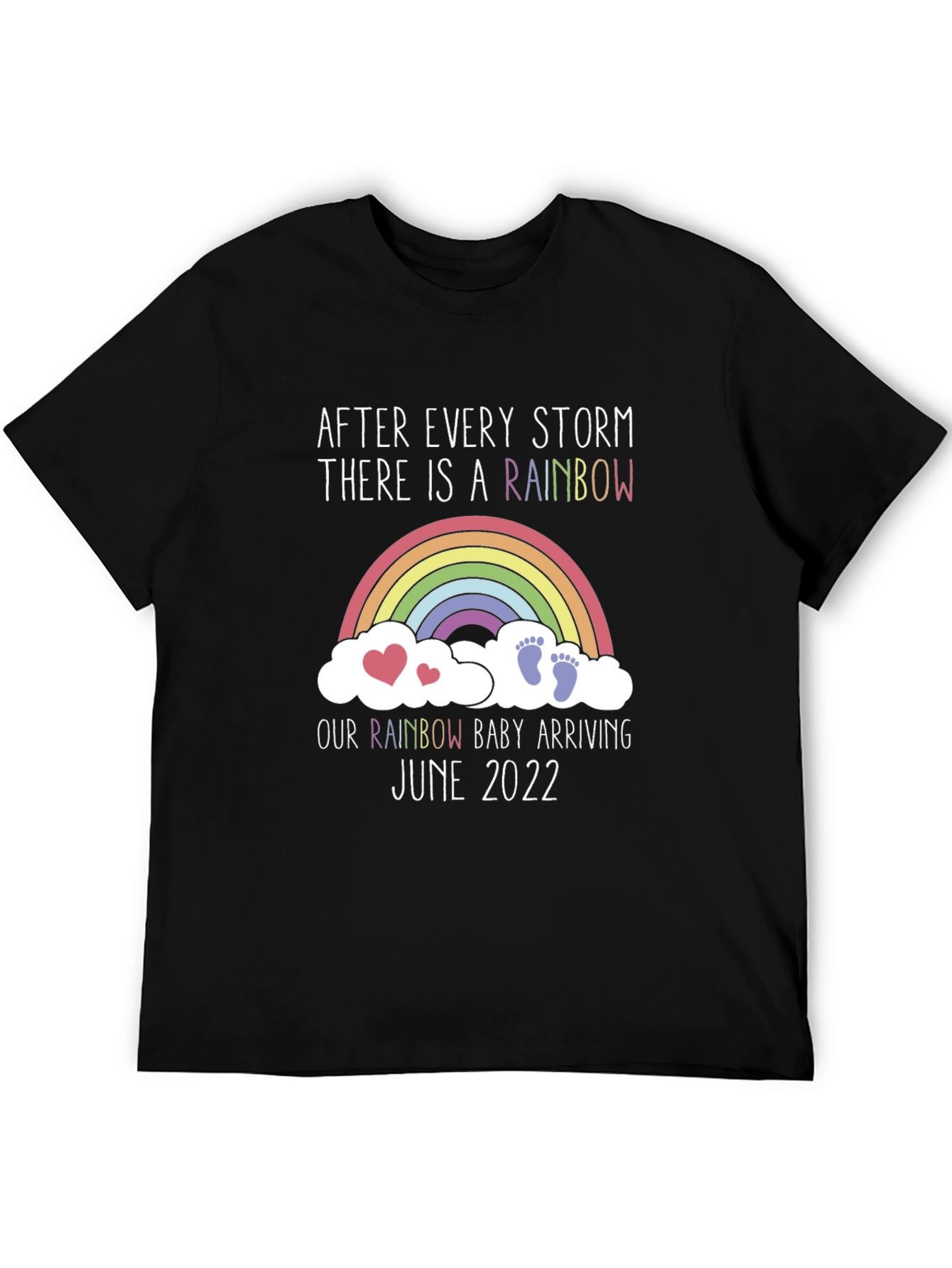 Rainbow Baby Arrival T-Shirt June 2022