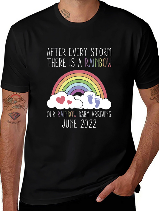 Rainbow Baby Arrival T-Shirt June 2022