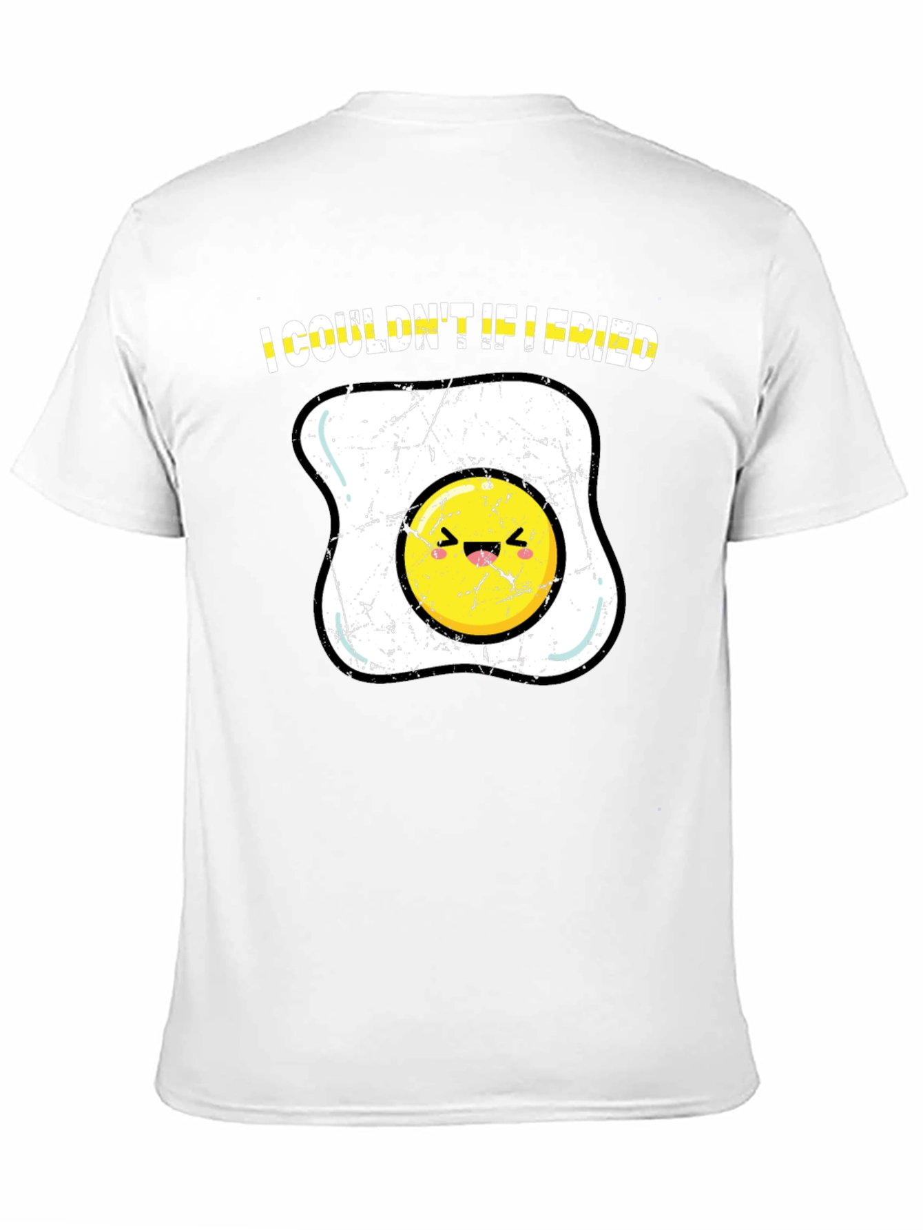 I Couldnt If I Fried T-Shirt Funny Egg Cartoon