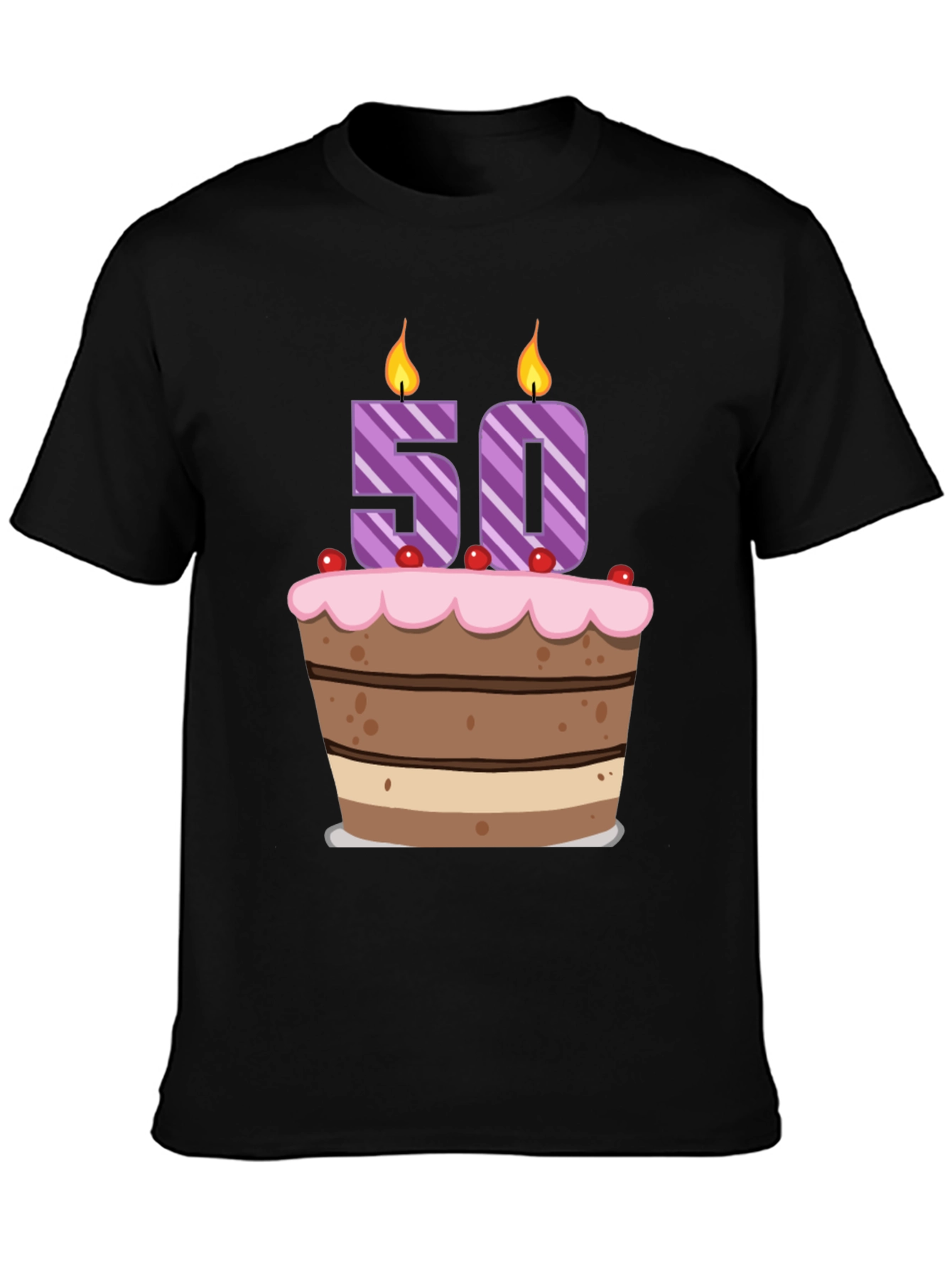 50th Birthday Cake T-Shirt