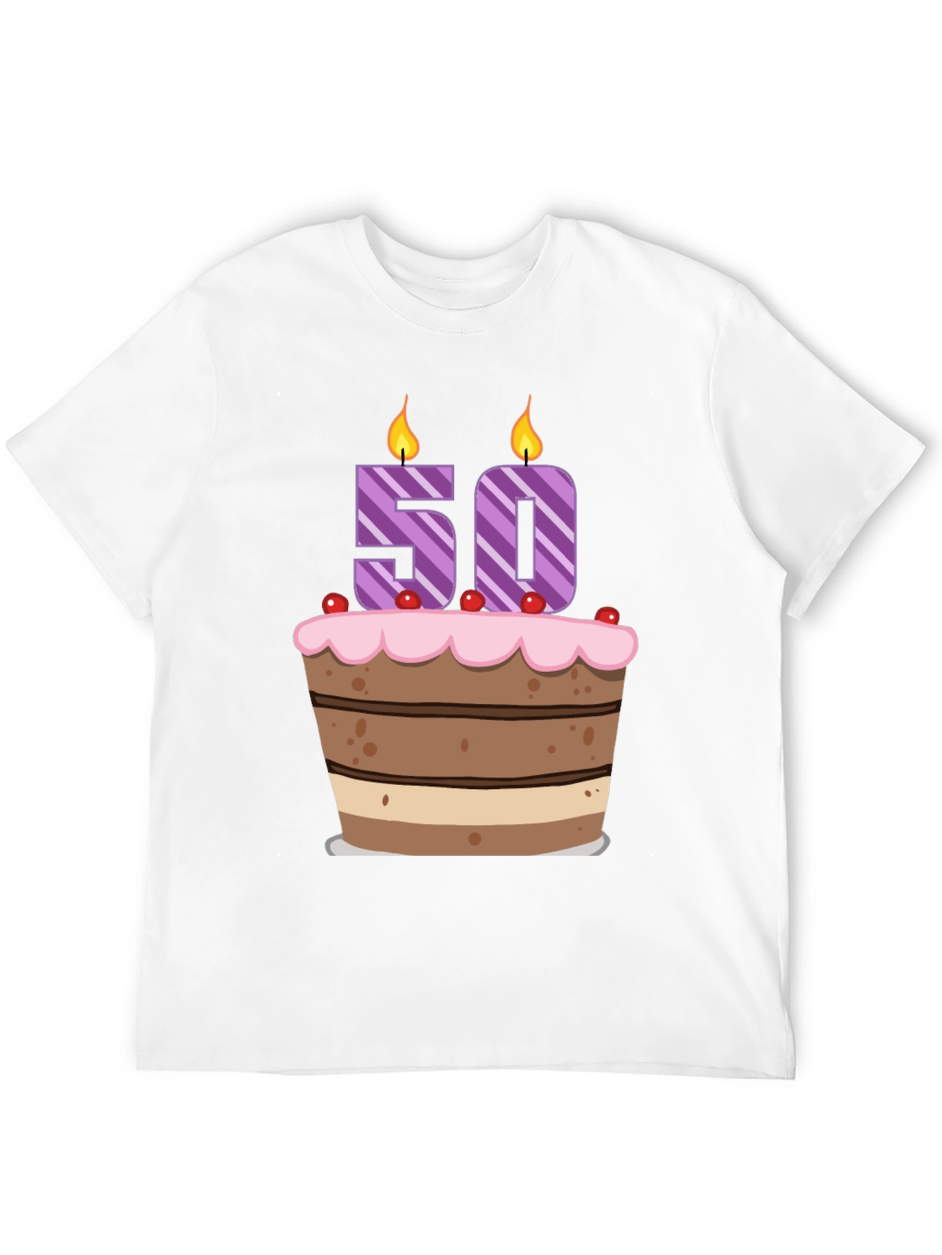 50th Birthday Cake T-Shirt