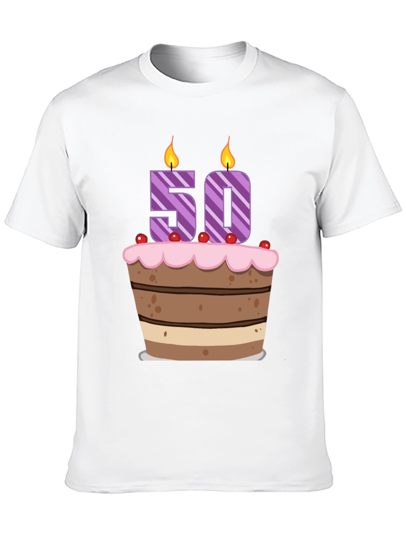 50th Birthday Cake T-Shirt