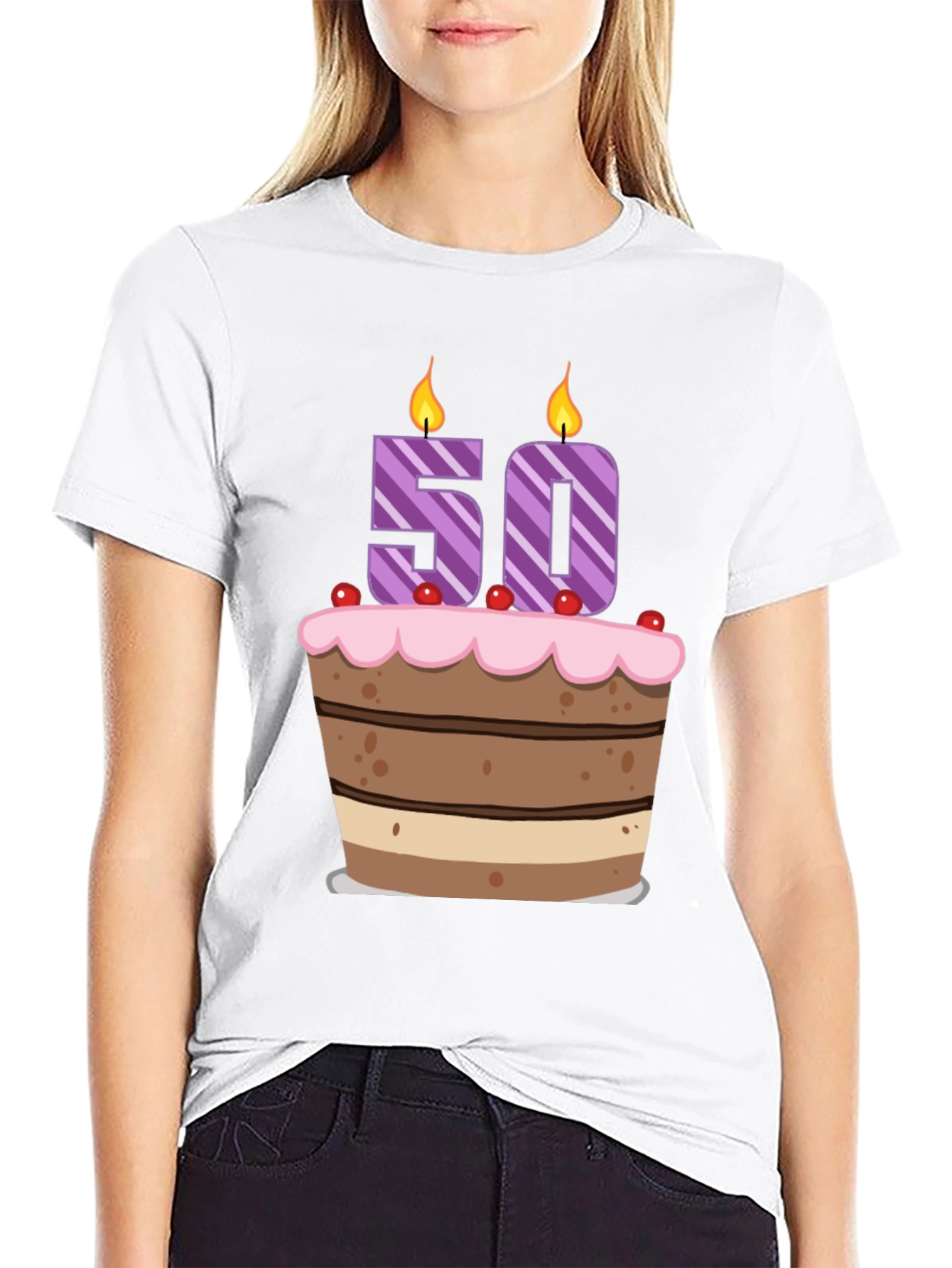 50th Birthday Cake T-Shirt