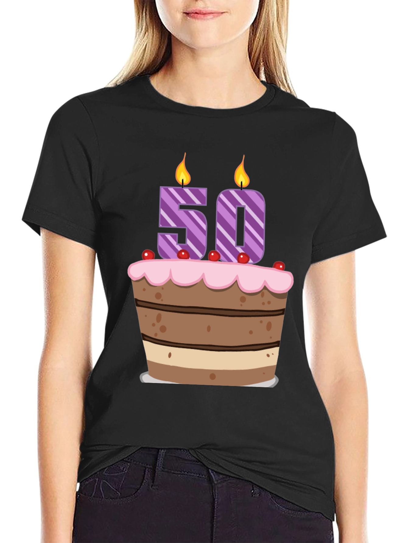 50th Birthday Cake T-Shirt