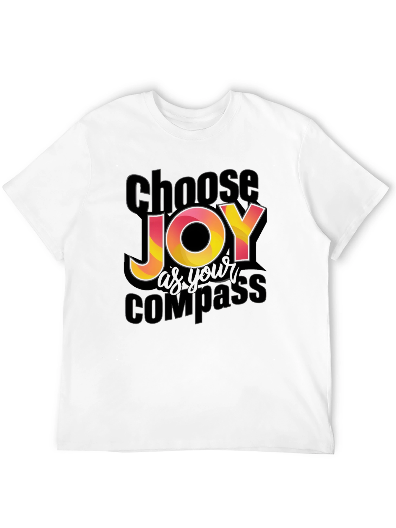 Choose Joy Compass Graphic T-Shirt