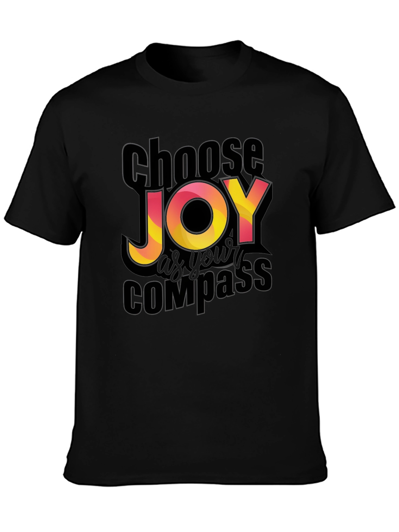 Choose Joy Compass Graphic T-Shirt