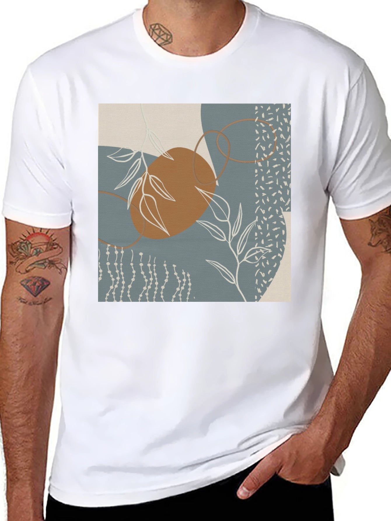 Abstract Art Graphic Print T-Shirt