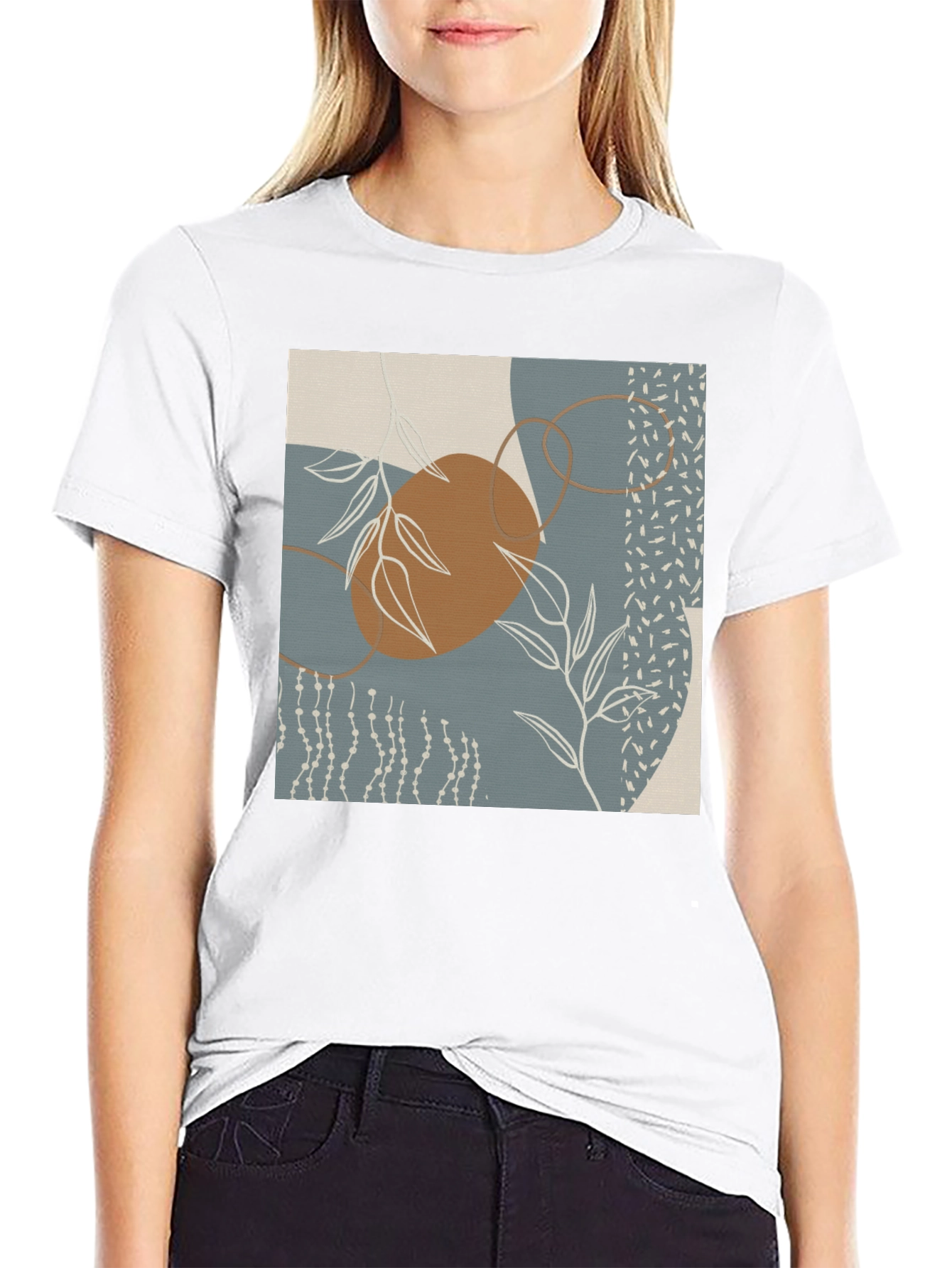 Abstract Art Graphic Print T-Shirt