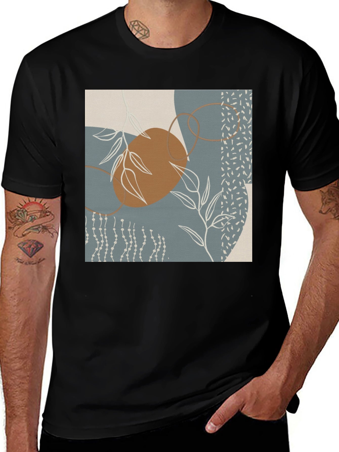 Abstract Art Graphic Print T-Shirt