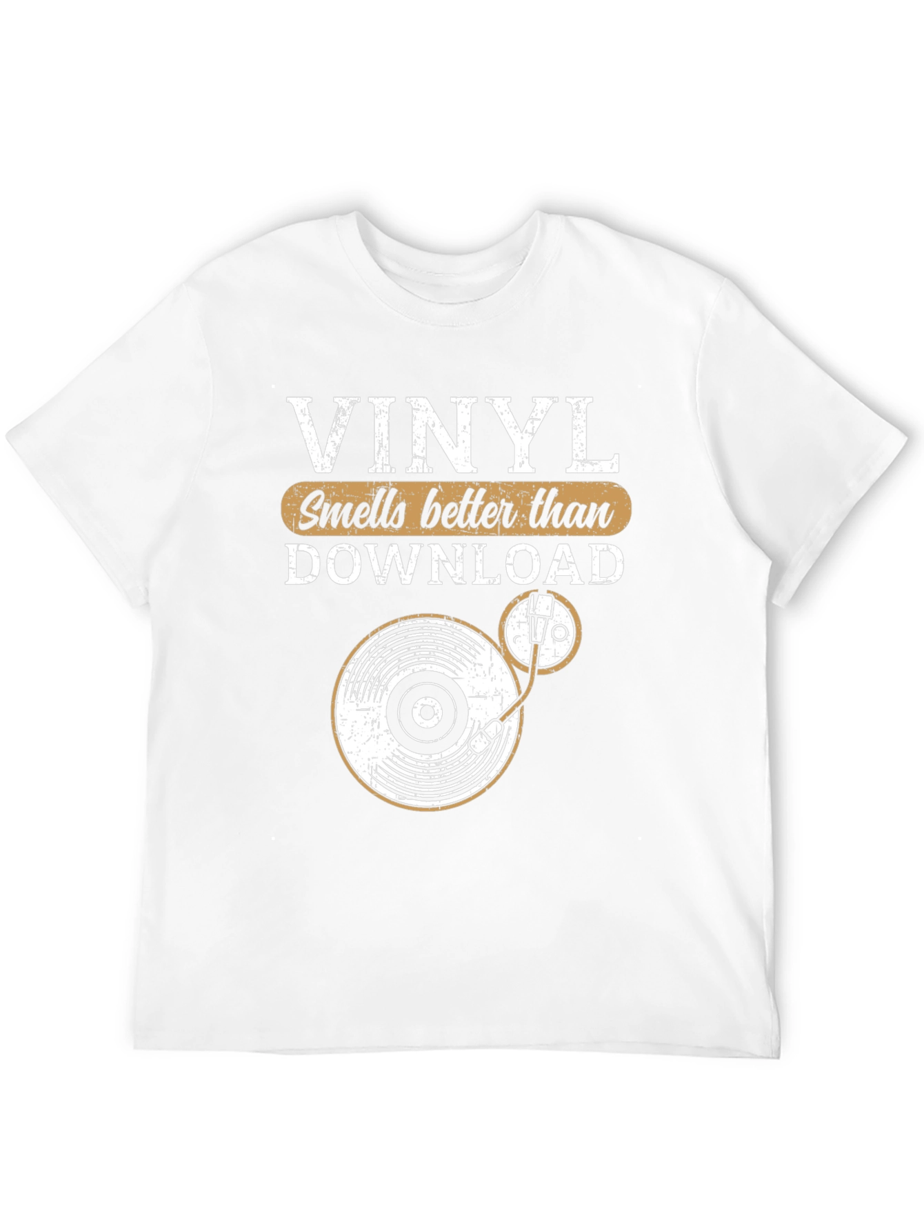 Vinyl Smells Better T-Shirt - Music Lover Tee