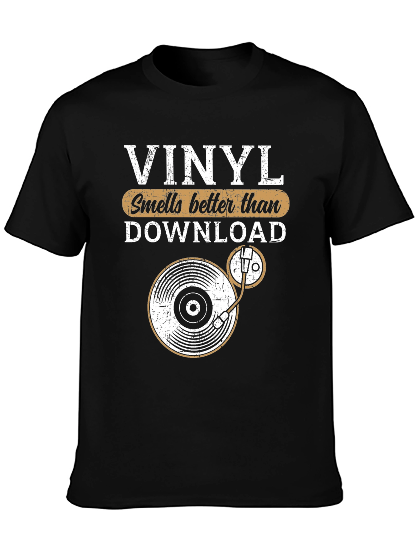 Vinyl Smells Better T-Shirt - Music Lover Tee