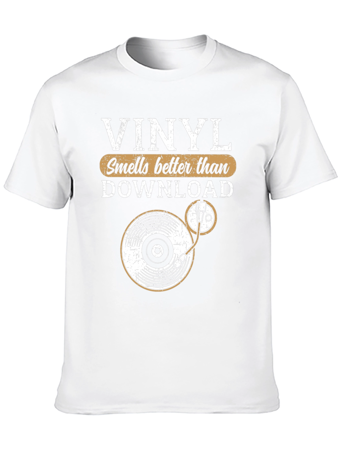 Vinyl Smells Better T-Shirt - Music Lover Tee