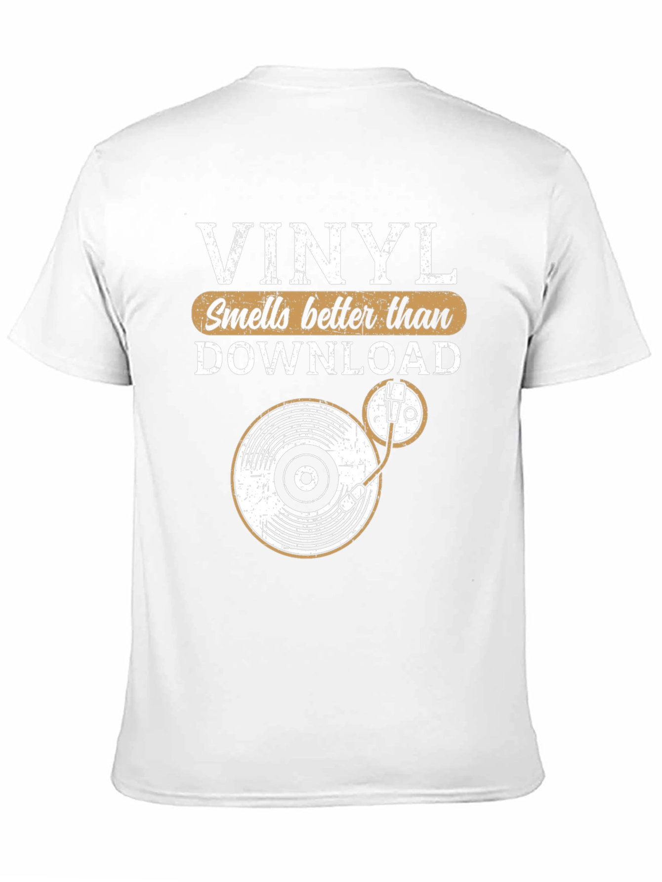Vinyl Smells Better T-Shirt - Music Lover Tee