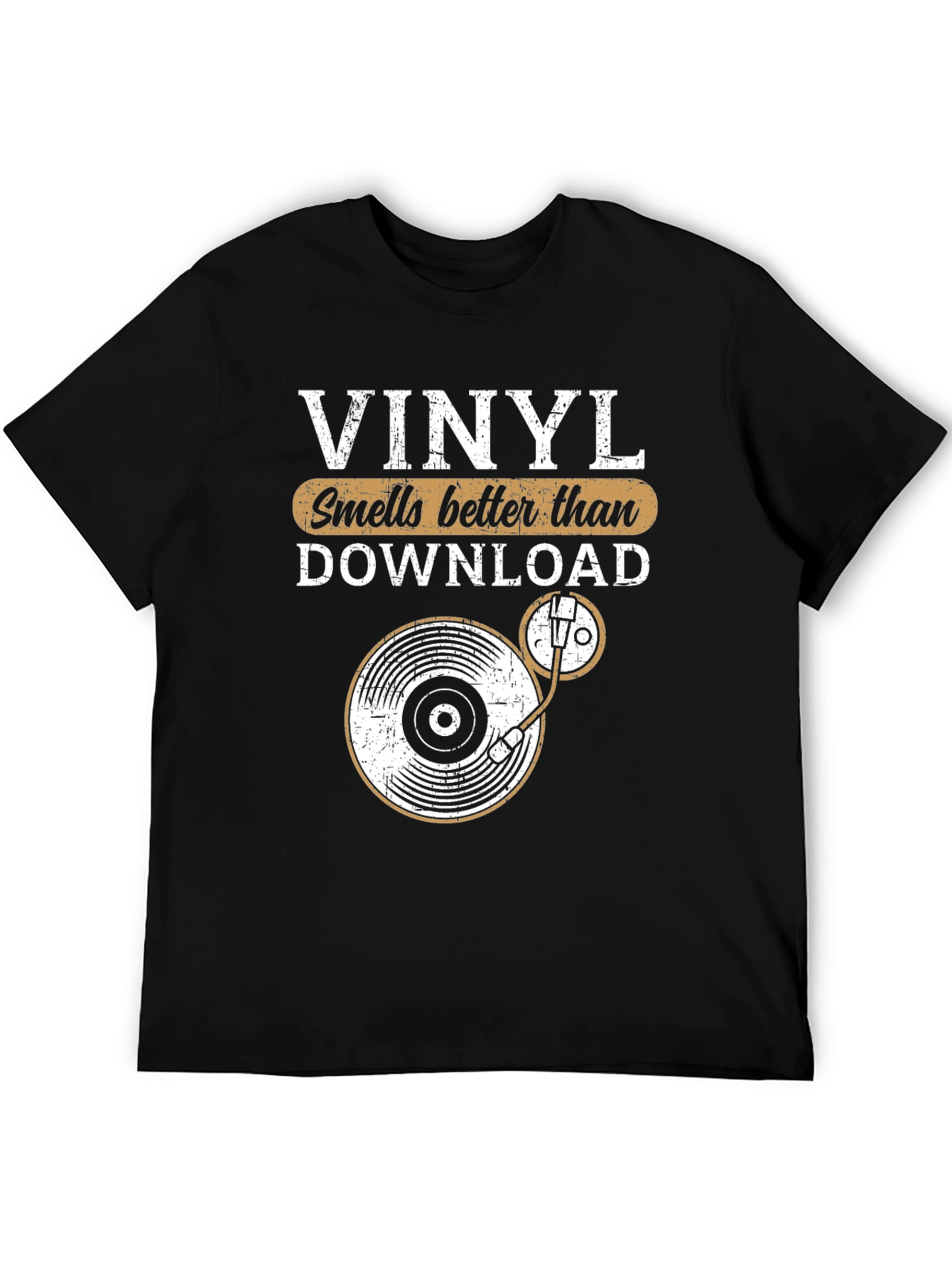 Vinyl Smells Better T-Shirt - Music Lover Tee