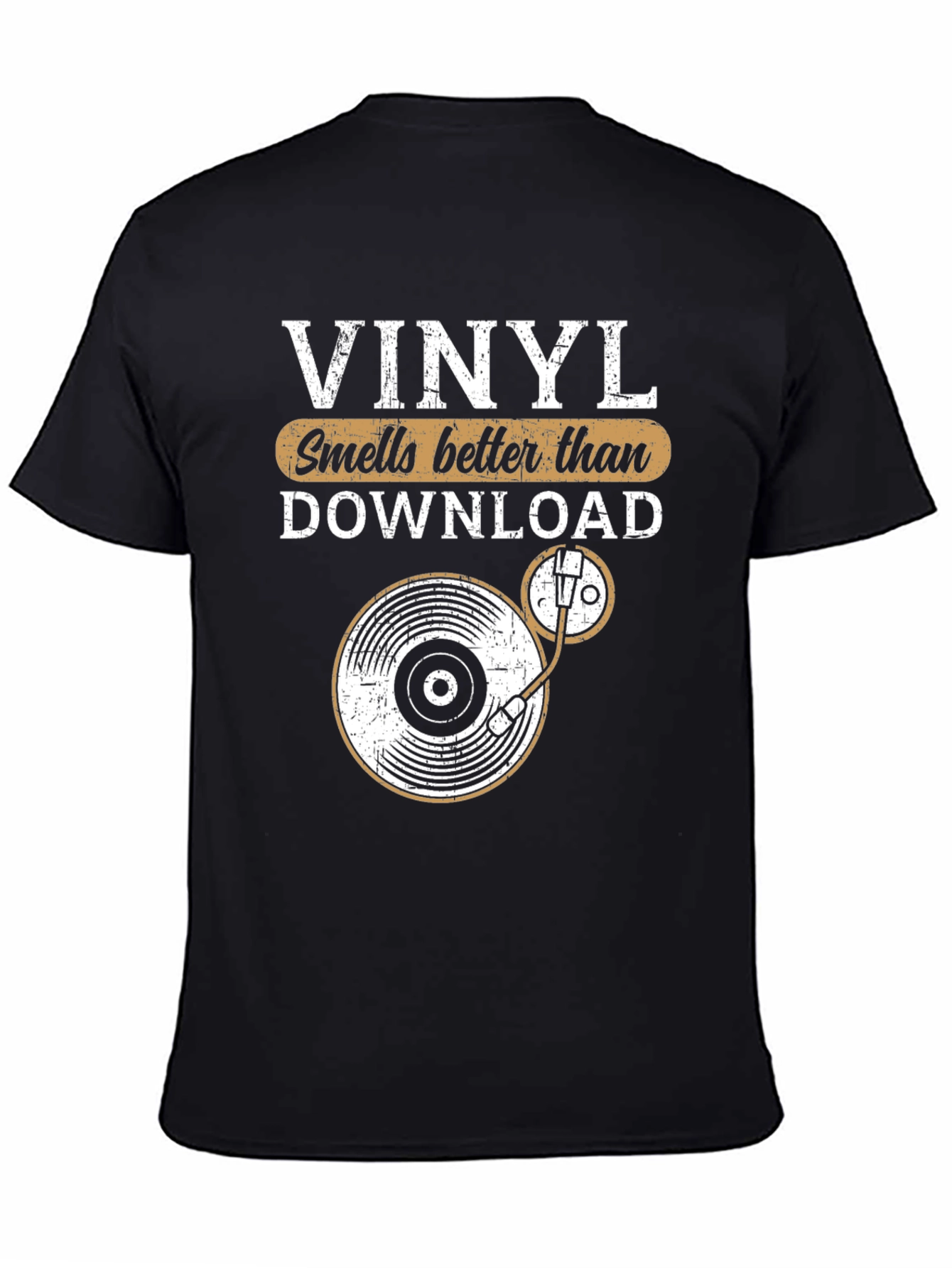 Vinyl Smells Better T-Shirt - Music Lover Tee