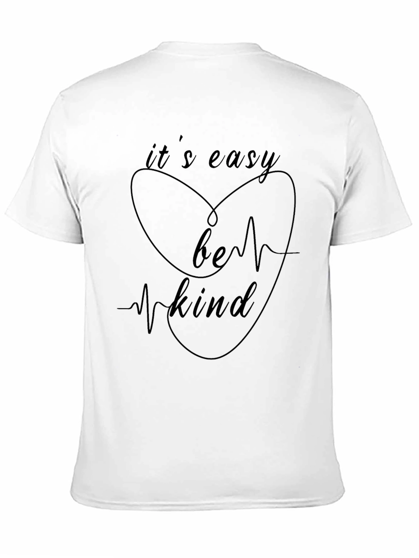 Its Easy Be Kind Graphic Tee - Black