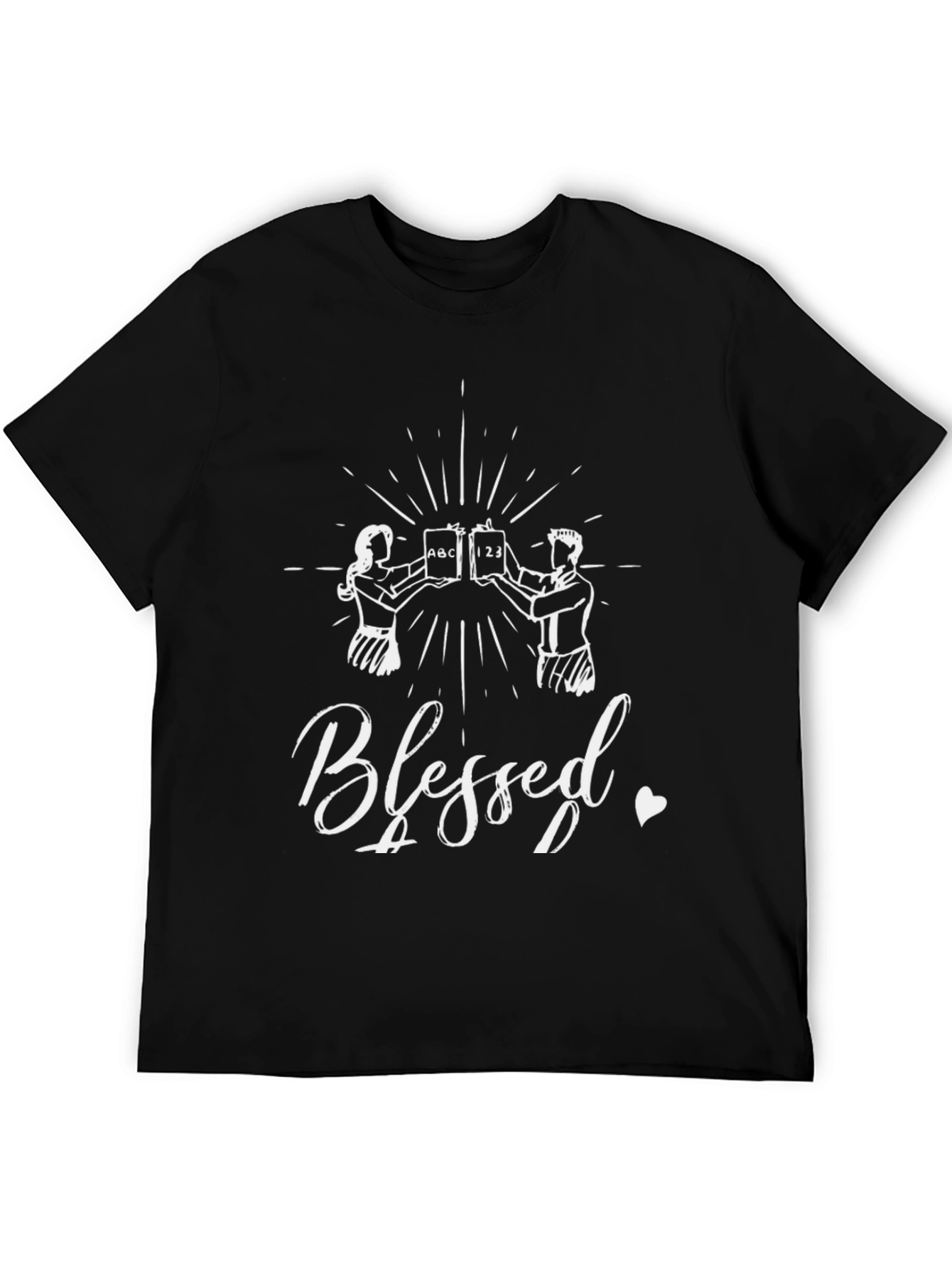 Blessed Teacher Graphic Tee - Unisex Black T-Shirt