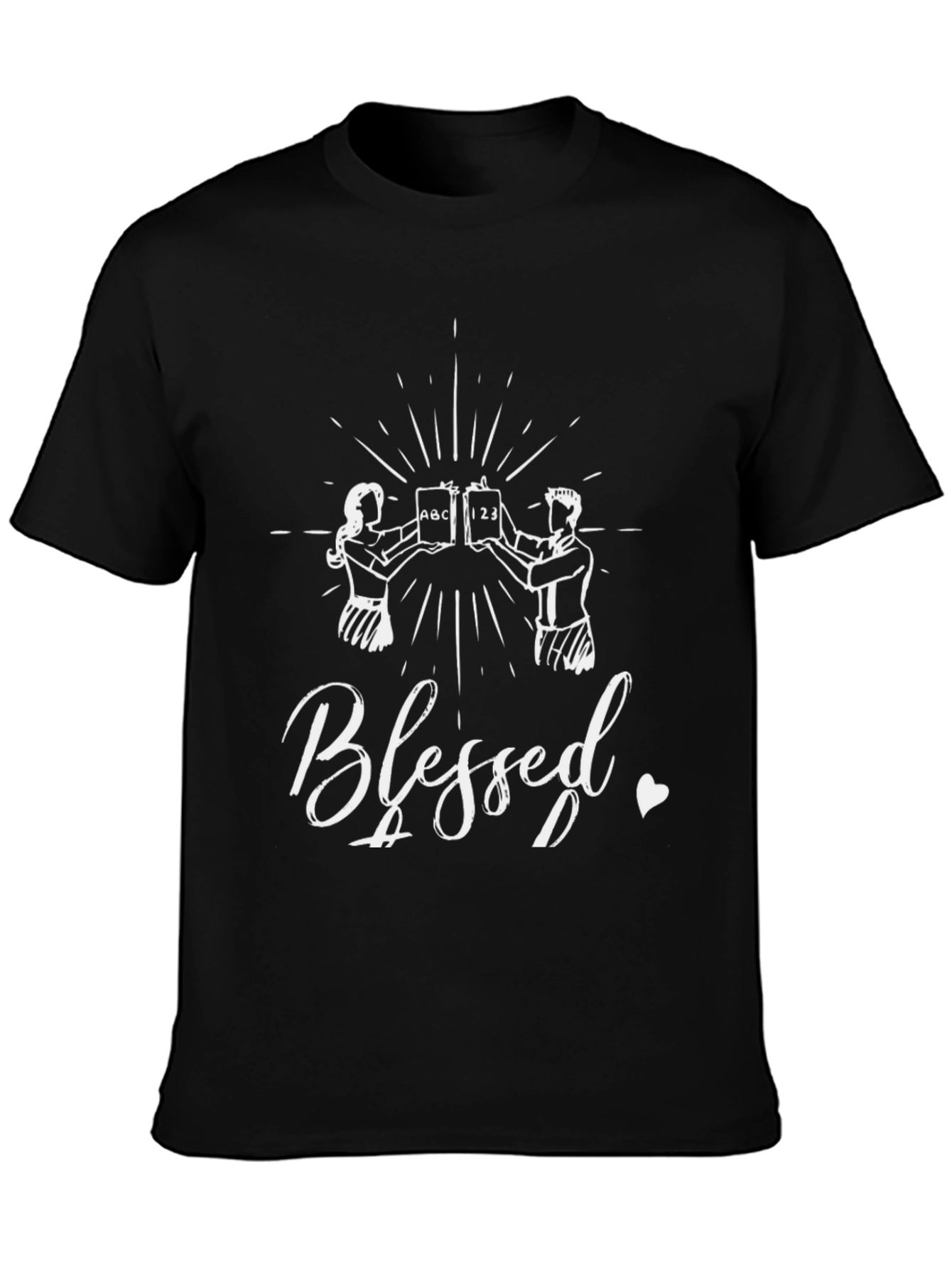 Blessed Teacher Graphic Tee - Unisex Black T-Shirt