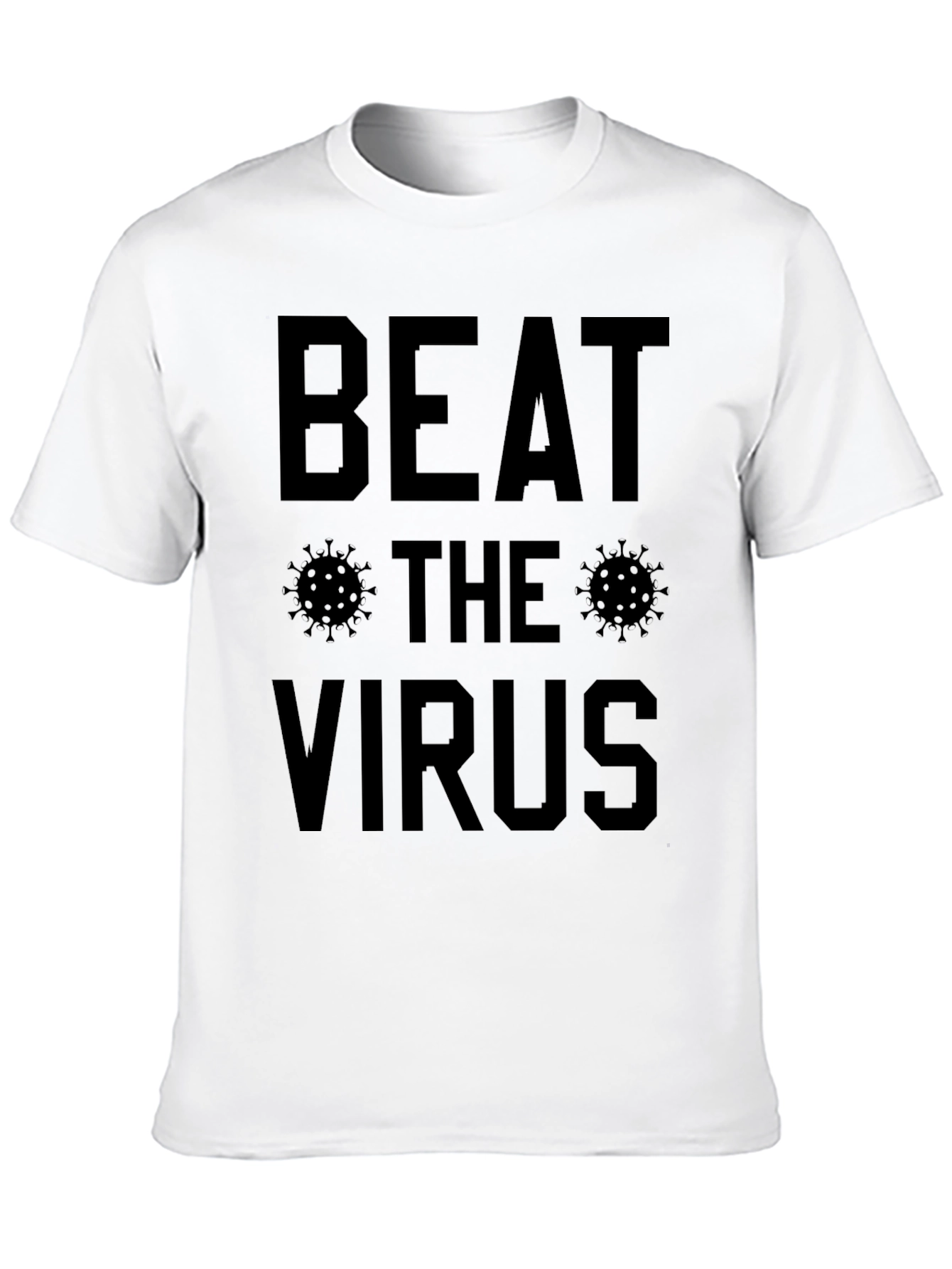 Beat The Virus Graphic Tee - Black