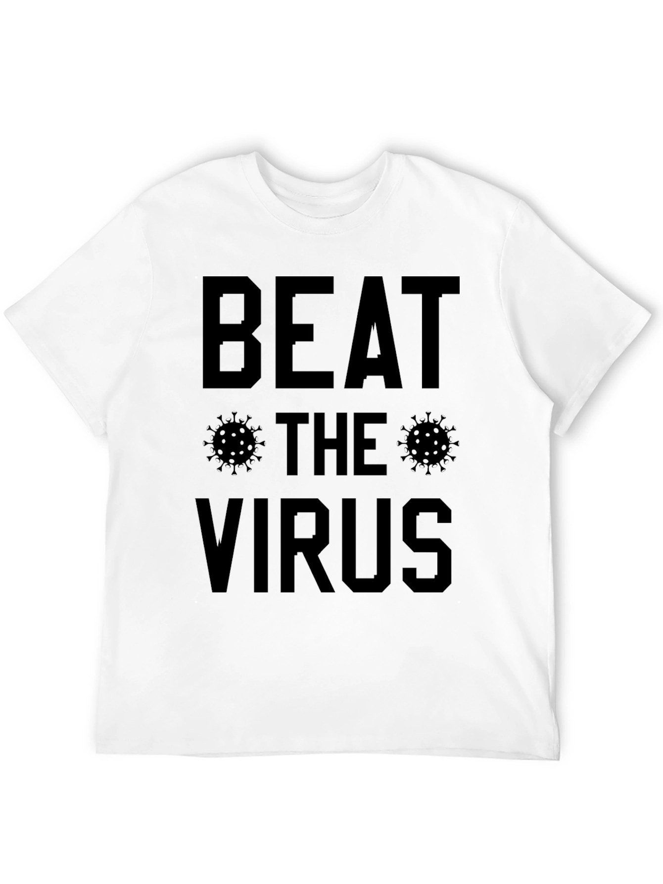 Beat The Virus Graphic Tee - Black