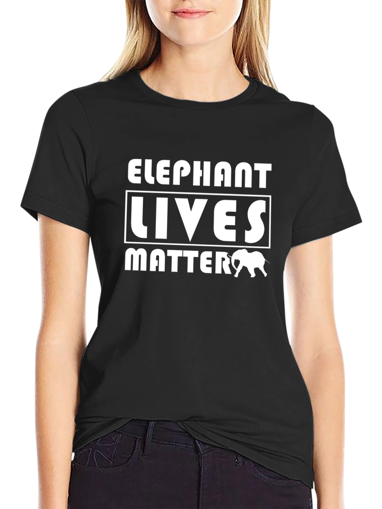 Elephant Lives Matter Graphic T-Shirt