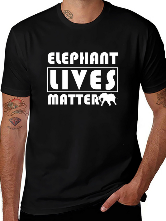 Elephant Lives Matter Graphic T-Shirt