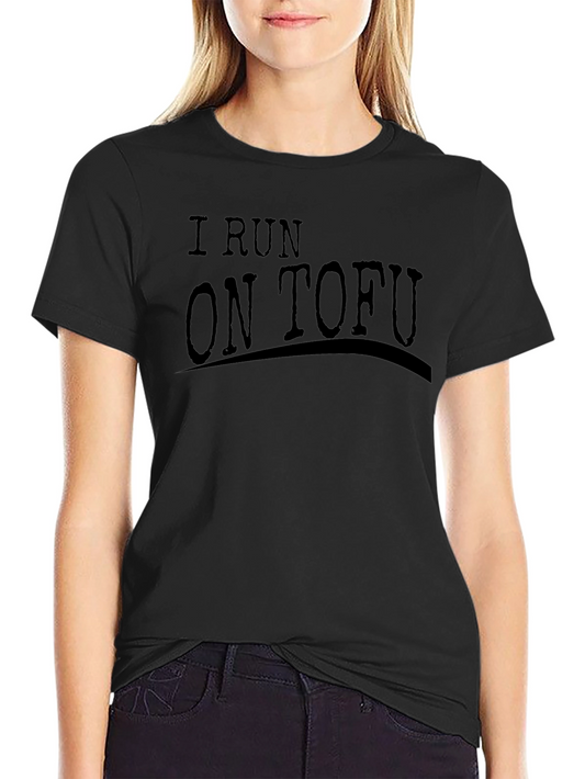 I Run On Tofu Graphic T-Shirt