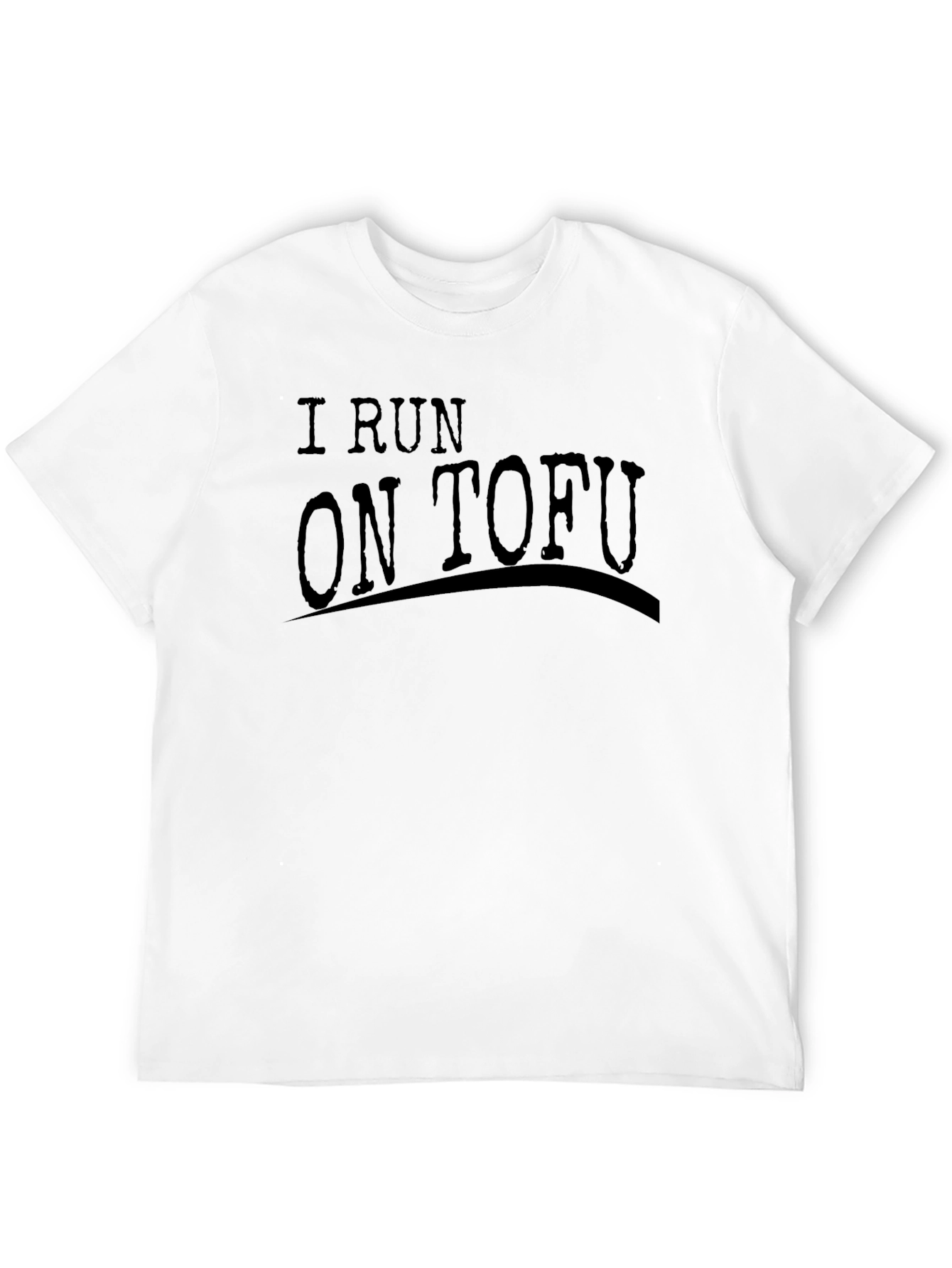 I Run On Tofu Graphic T-Shirt