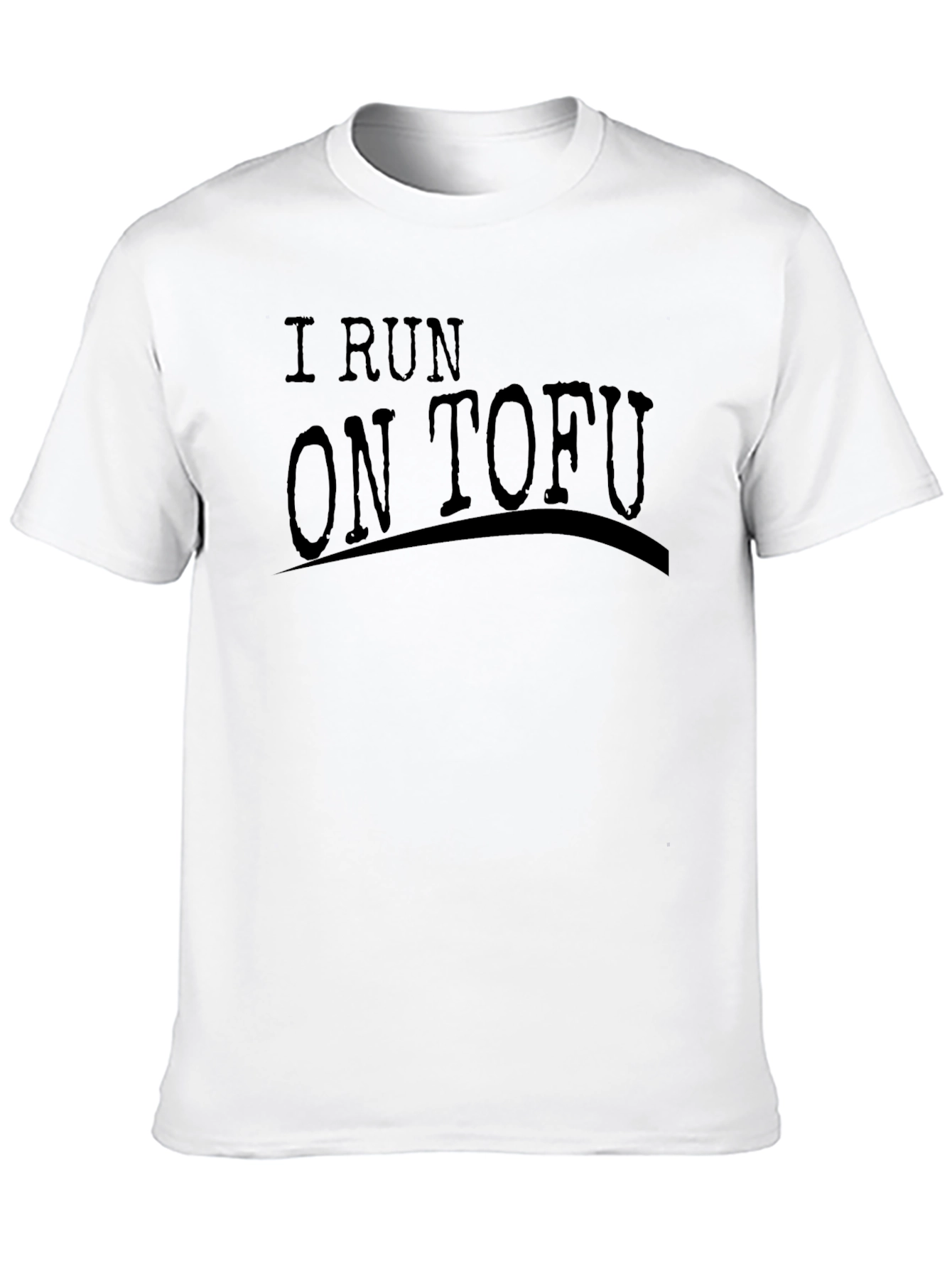 I Run On Tofu Graphic T-Shirt