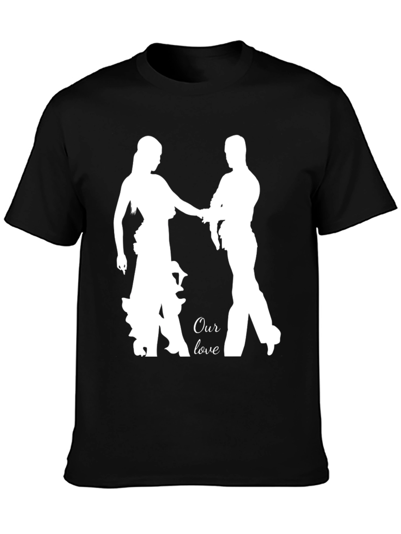 Romantic Our Love Dance Silhouette T-Shirt