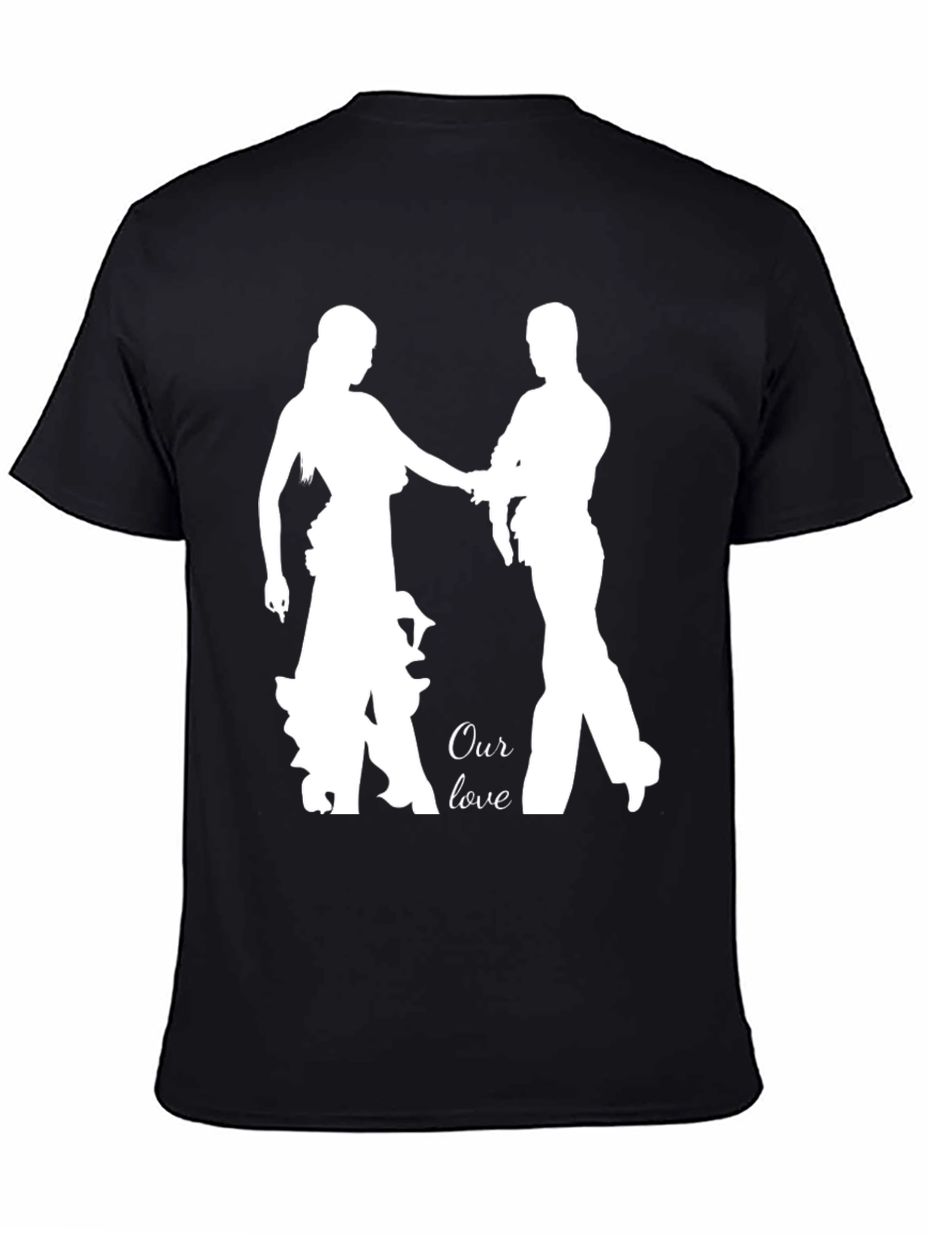 Romantic Our Love Dance Silhouette T-Shirt