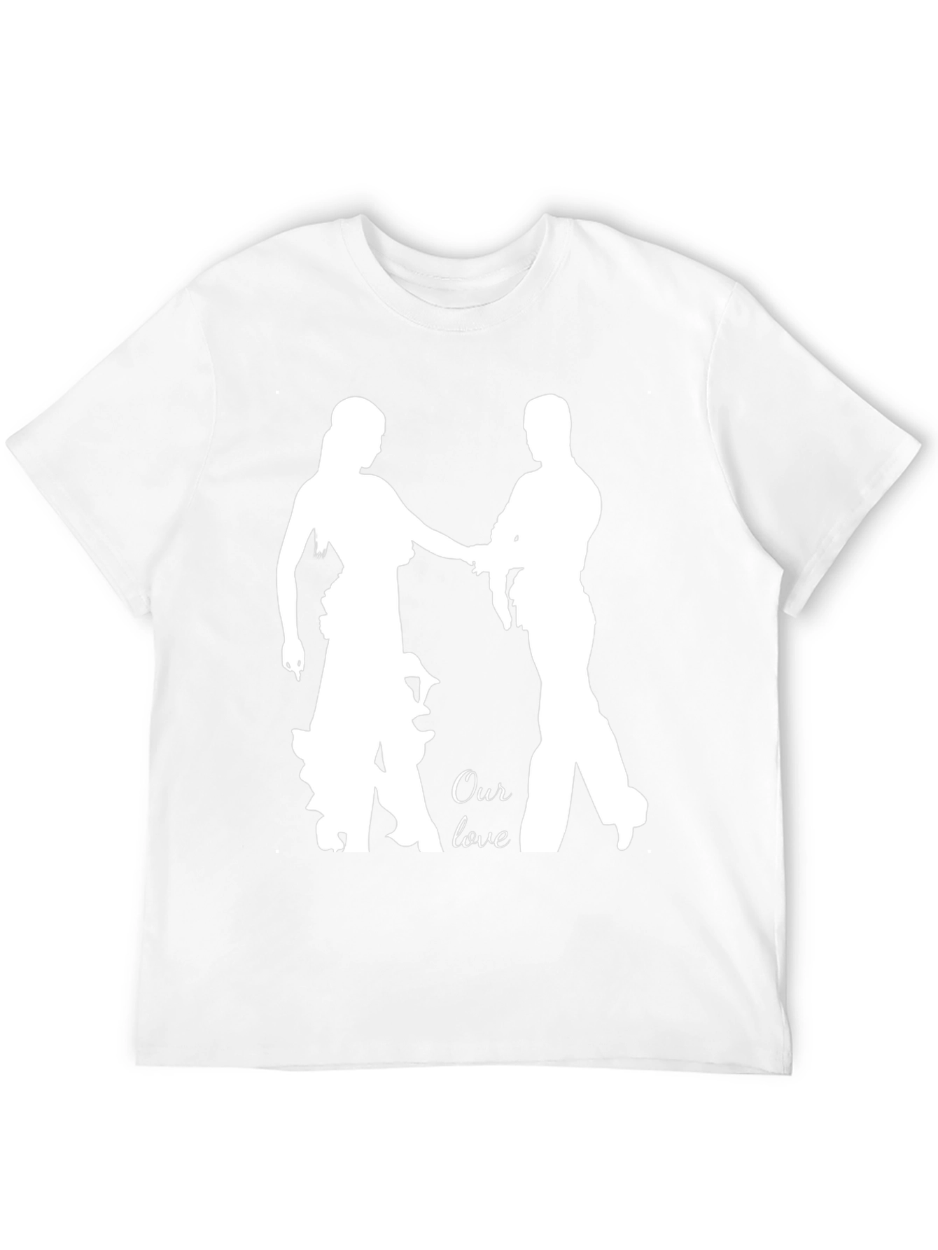 Romantic Our Love Dance Silhouette T-Shirt