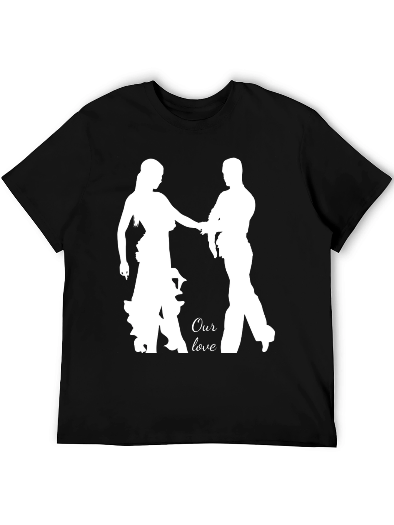 Romantic Our Love Dance Silhouette T-Shirt