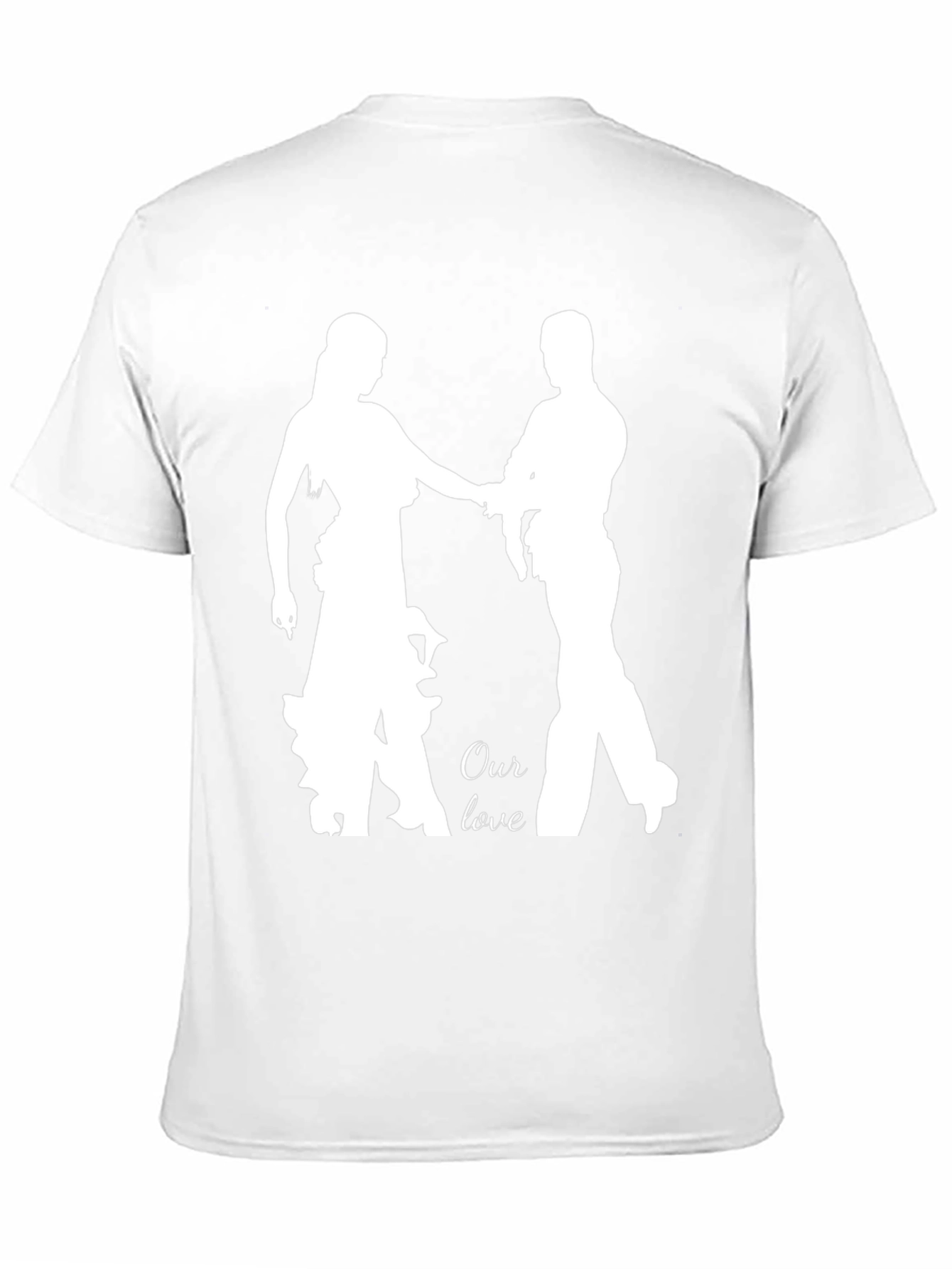 Romantic Our Love Dance Silhouette T-Shirt